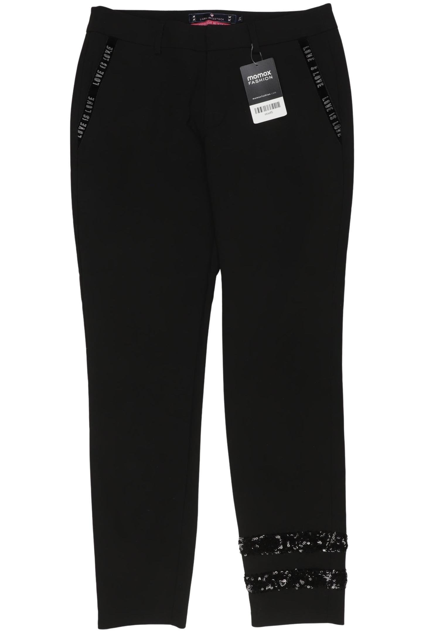 

Lieblingsstück Damen Stoffhose, schwarz, Gr. 34