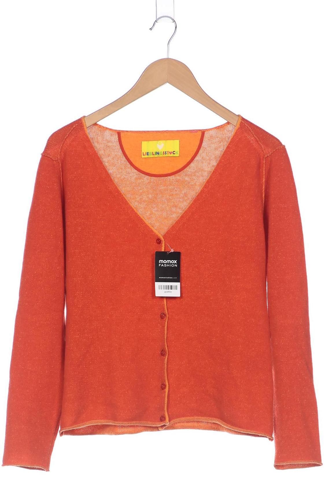 

Lieblingsstück Damen Strickjacke, orange, Gr. 38