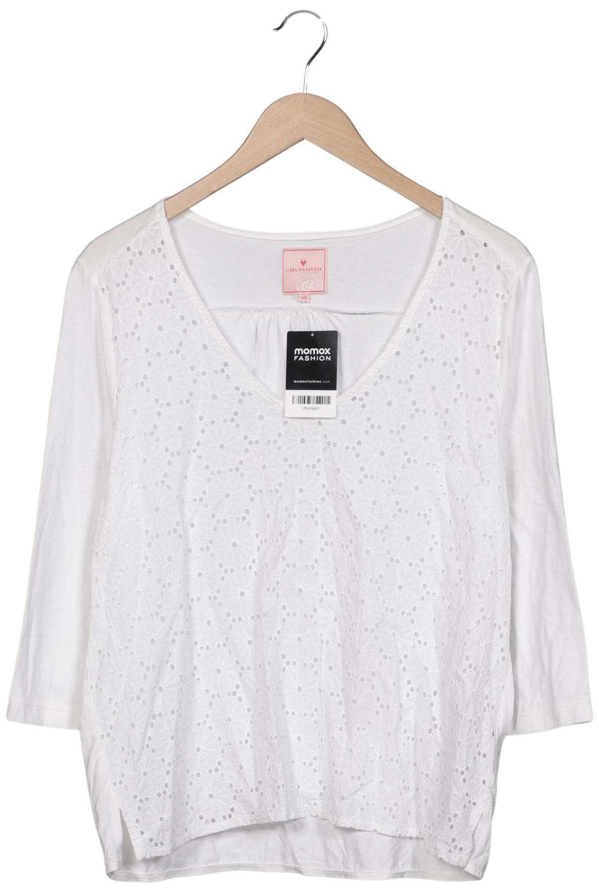 

Lieblingsstück Damen Langarmshirt, weiß, Gr. 40