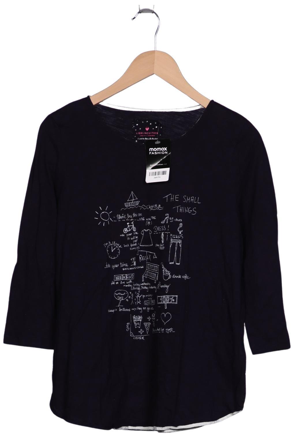 

Lieblingsstück Damen Langarmshirt, marineblau, Gr. 42