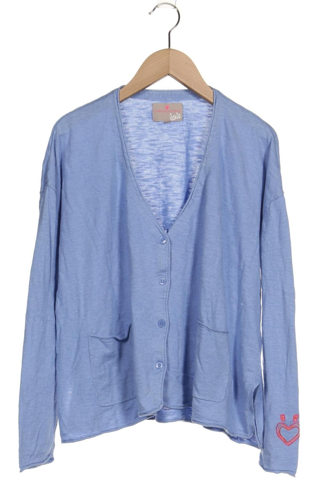 

Lieblingsstück Damen Strickjacke, blau, Gr. 36