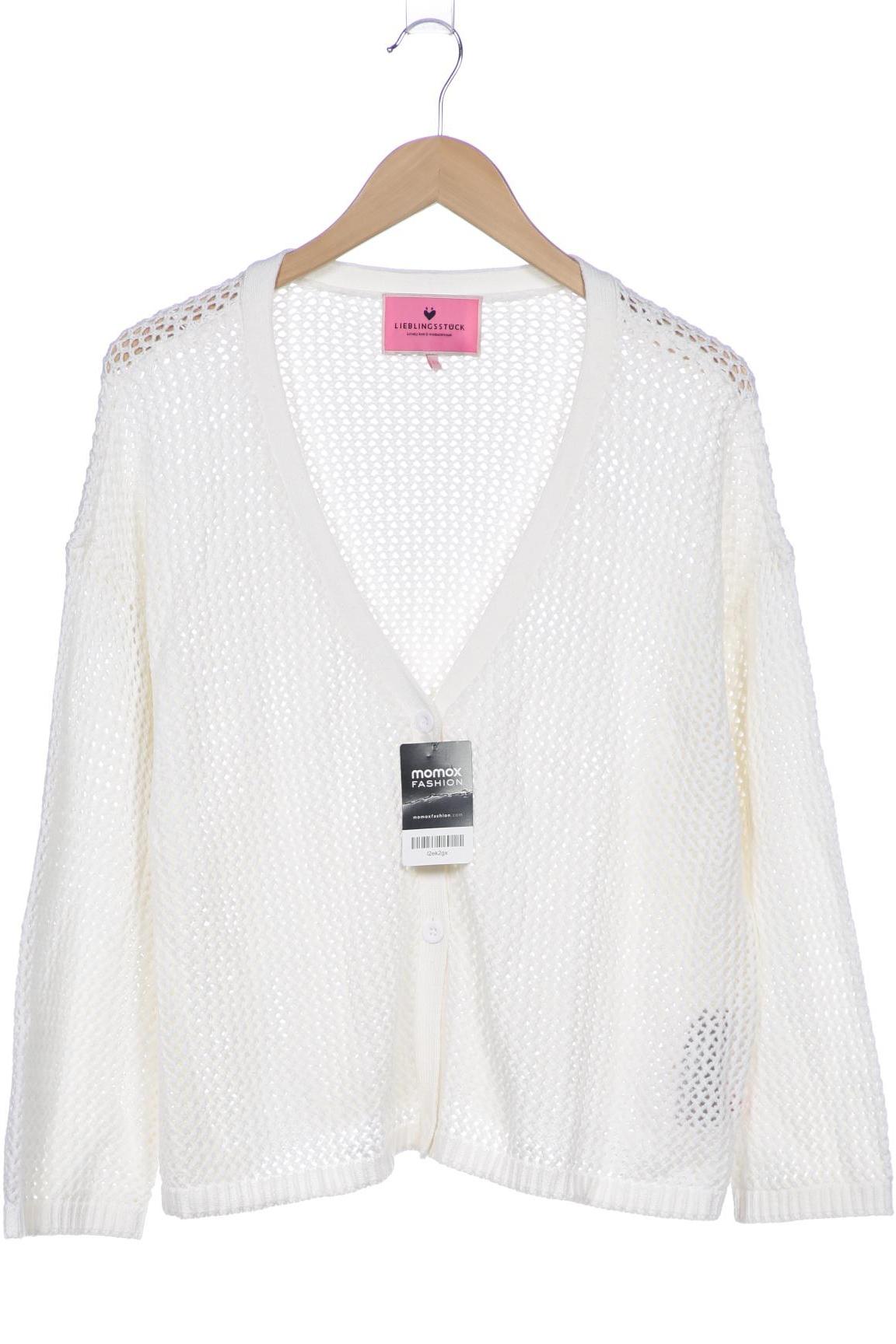 

Lieblingsstück Damen Strickjacke, weiß, Gr. 48