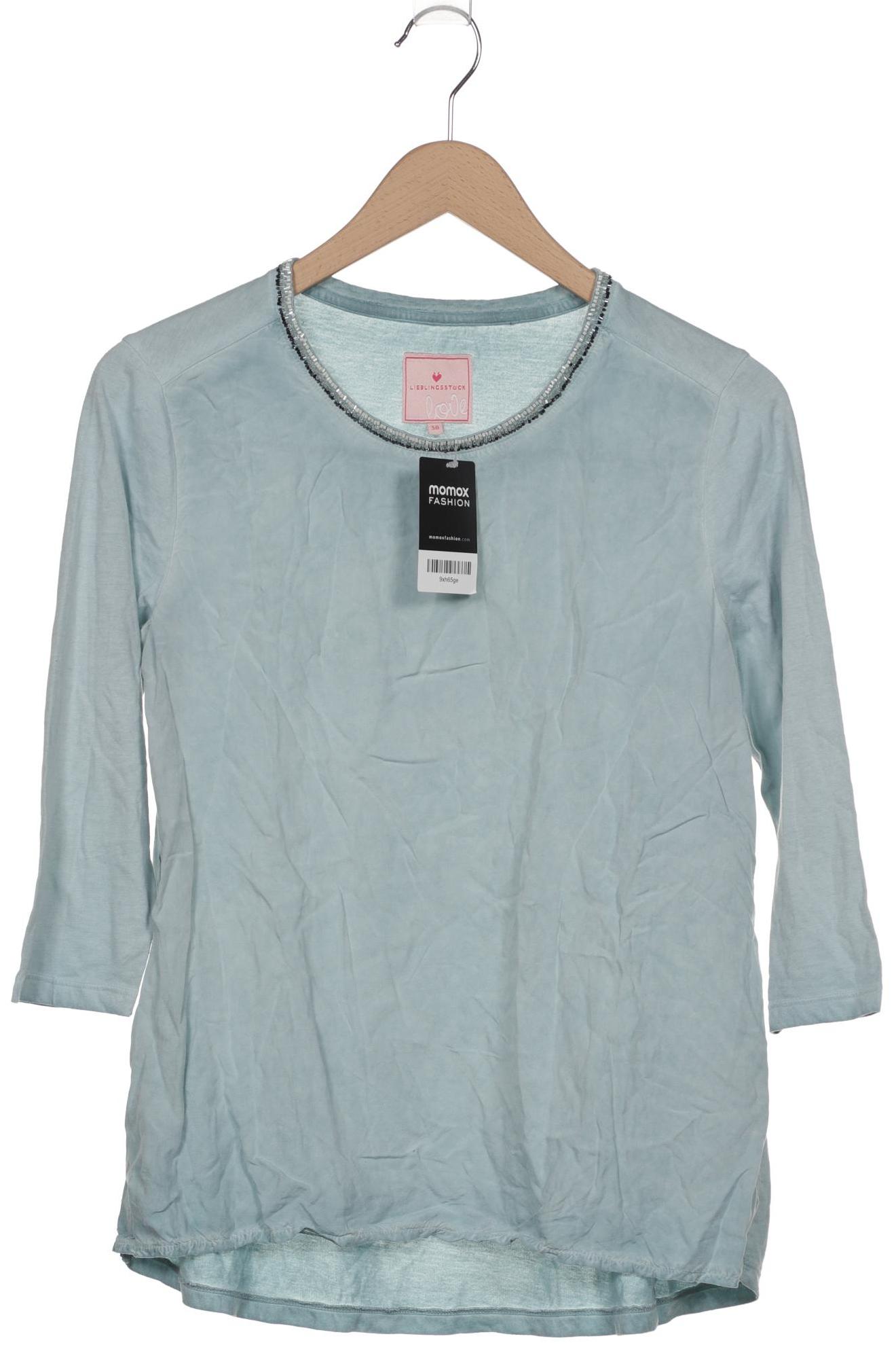 

Lieblingsstück Damen Langarmshirt, türkis, Gr. 38