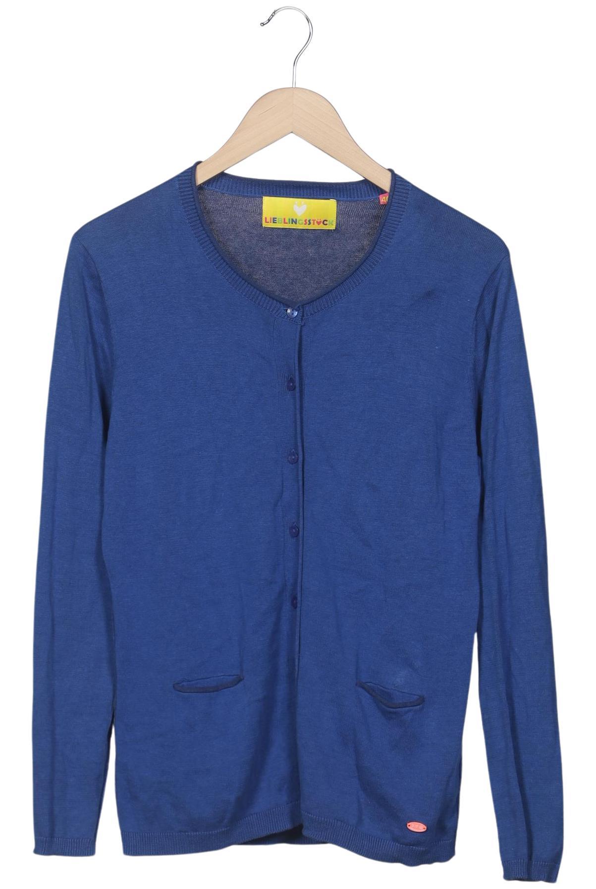 

Lieblingsstück Damen Strickjacke, blau, Gr. 40