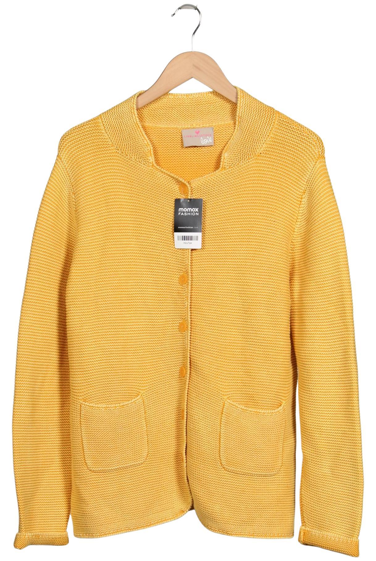 

Lieblingsstück Damen Strickjacke, gelb, Gr. 46