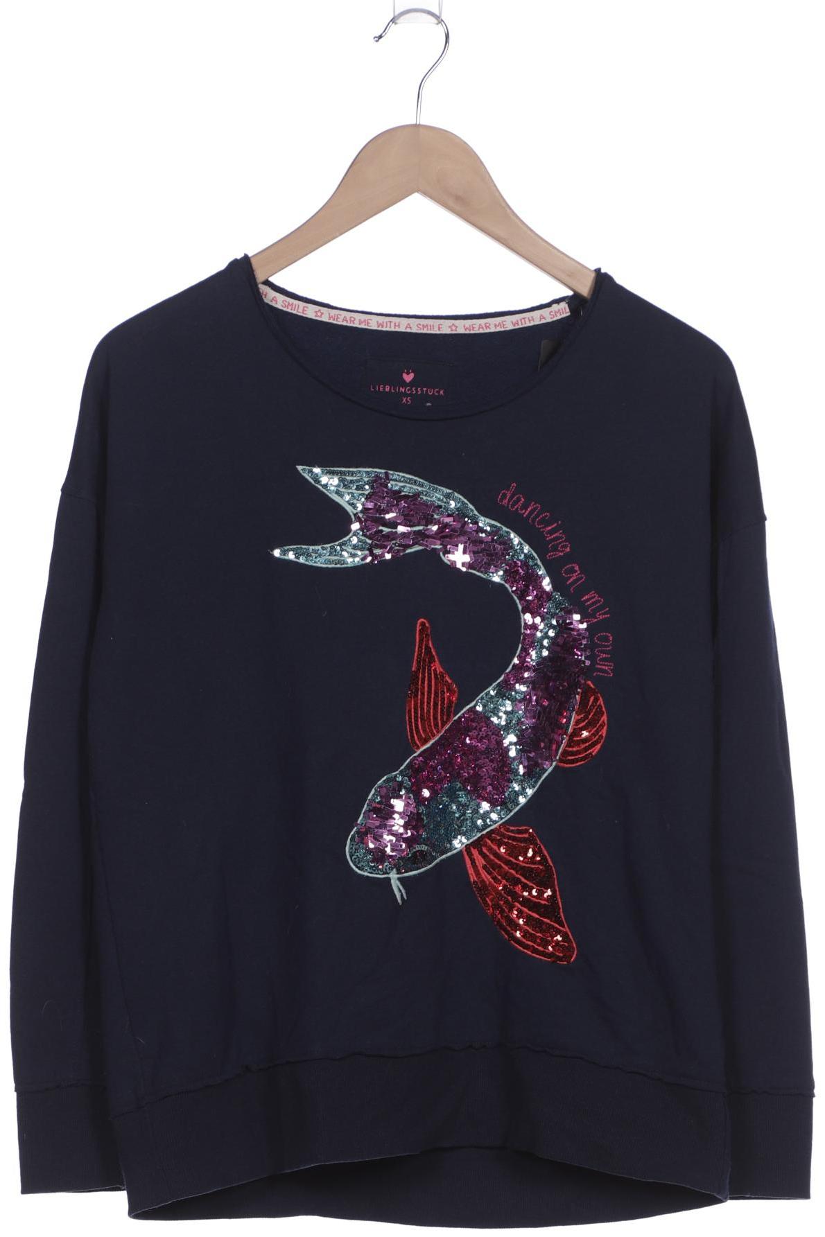 Thumbnail - Lieblingsstück Damen Sweatshirt, marineblau, Gr. 34