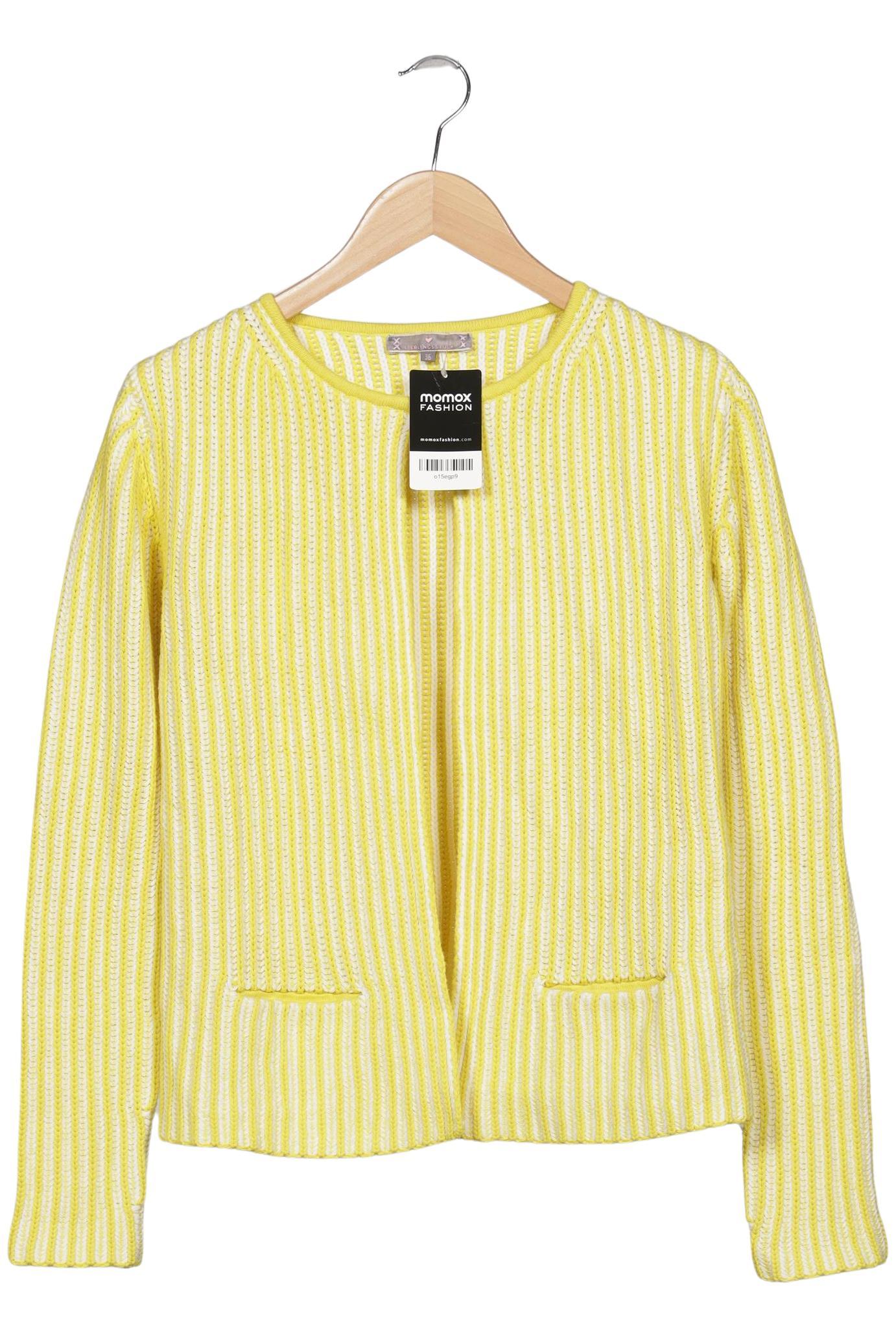 

Lieblingsstück Damen Strickjacke, gelb, Gr. 36
