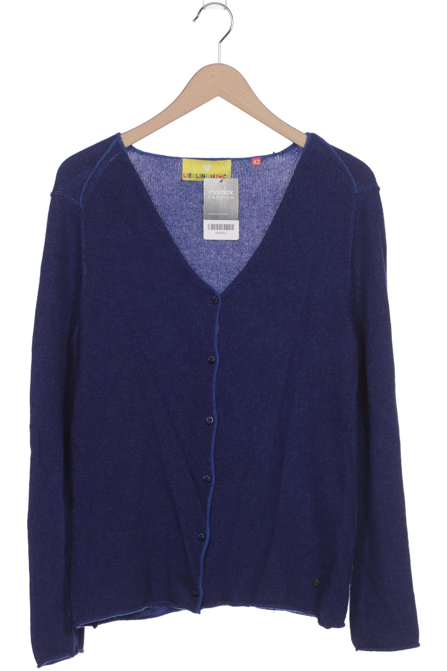 

Lieblingsstück Damen Strickjacke, blau, Gr. 42