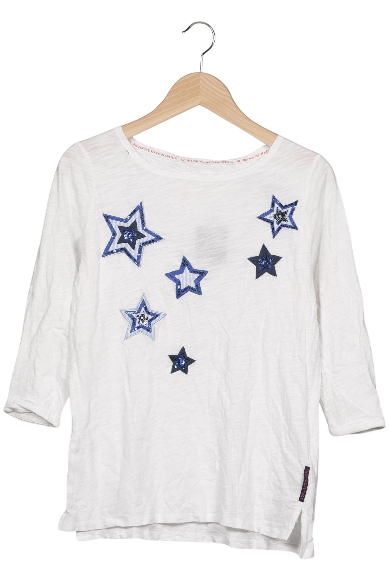 

Lieblingsstück Damen Langarmshirt, weiß, Gr. 36