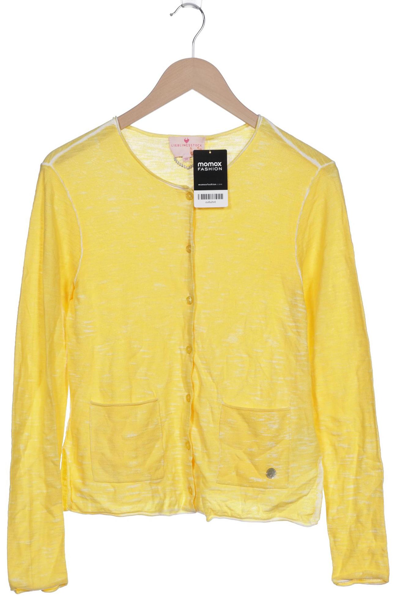 

Lieblingsstück Damen Strickjacke, gelb, Gr. 38