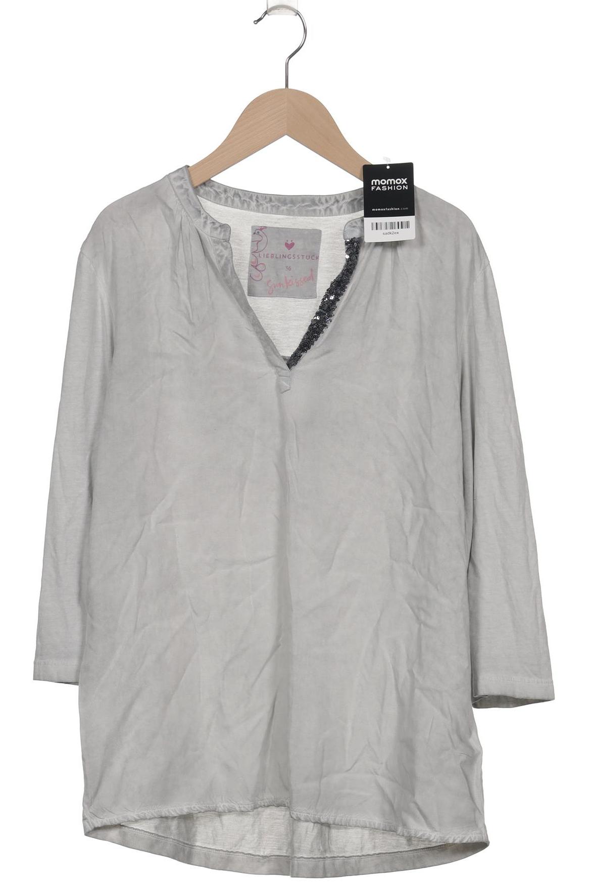 

Lieblingsstück Damen Langarmshirt, grau, Gr. 36