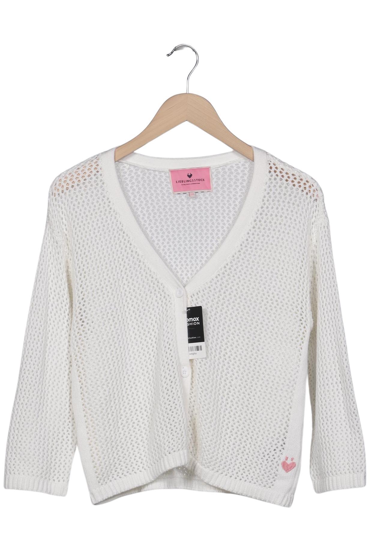 

Lieblingsstück Damen Strickjacke, weiß, Gr. 38