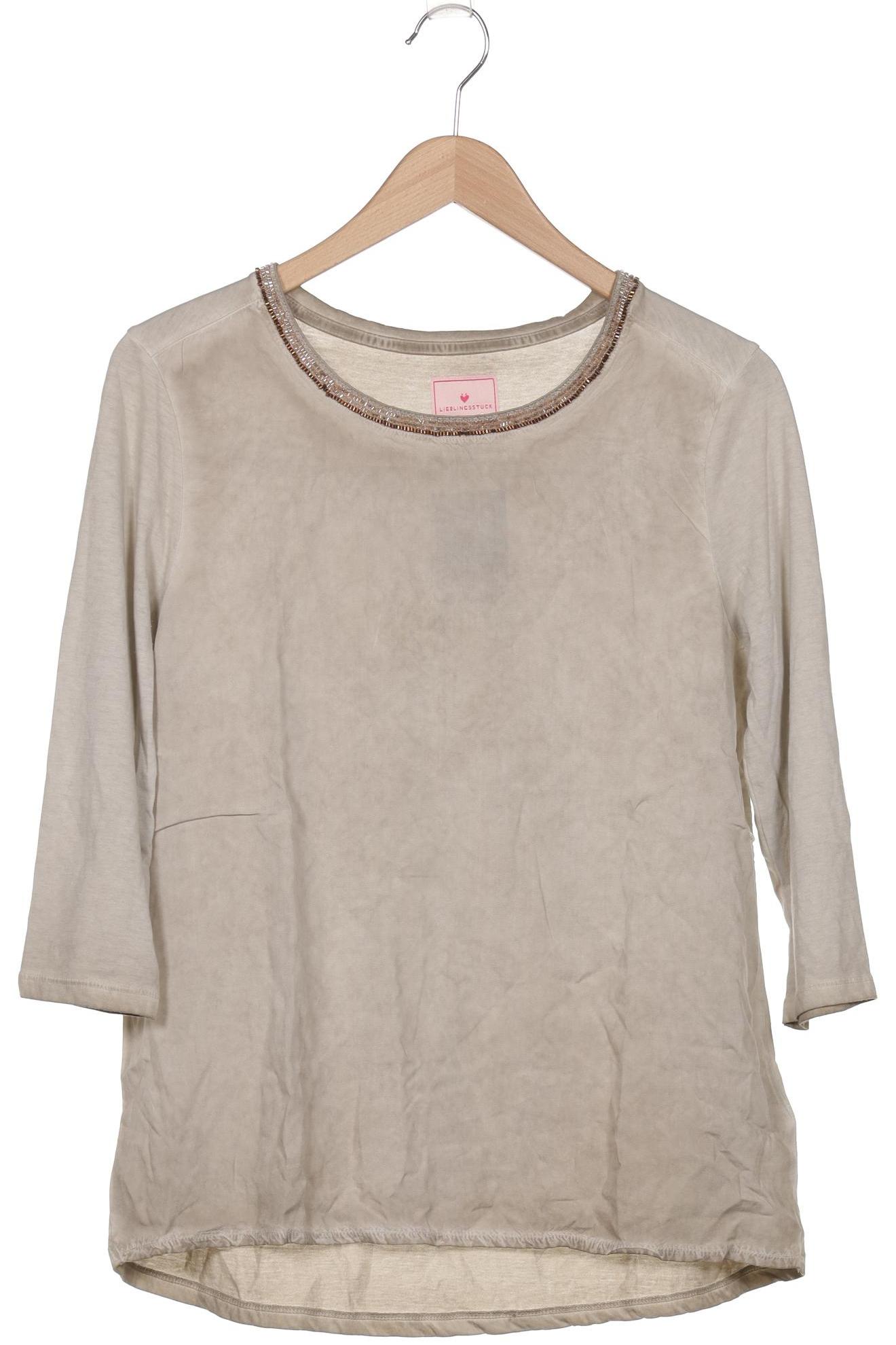 

Lieblingsstück Damen Langarmshirt, beige, Gr. 38