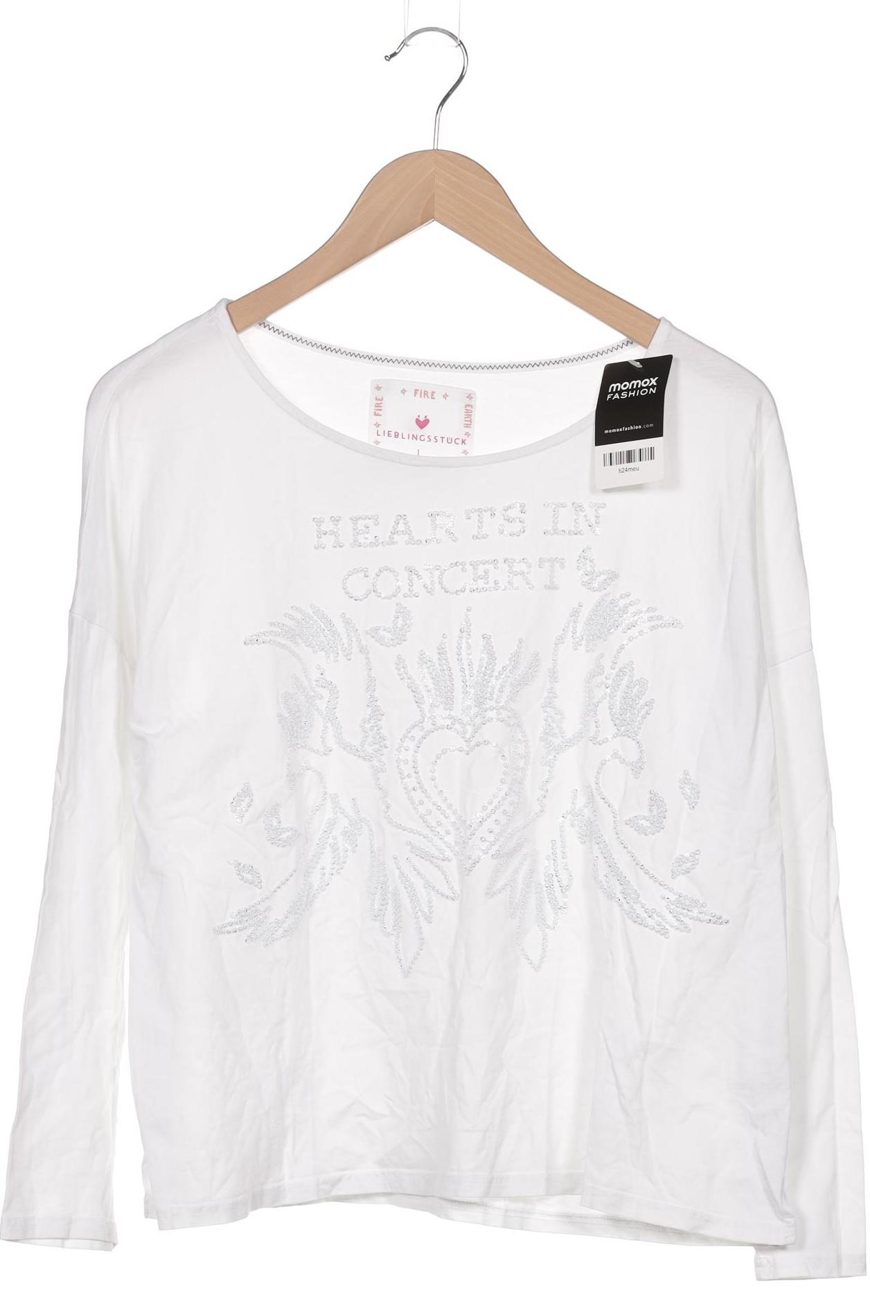 

Lieblingsstück Damen Langarmshirt, weiß, Gr. 42