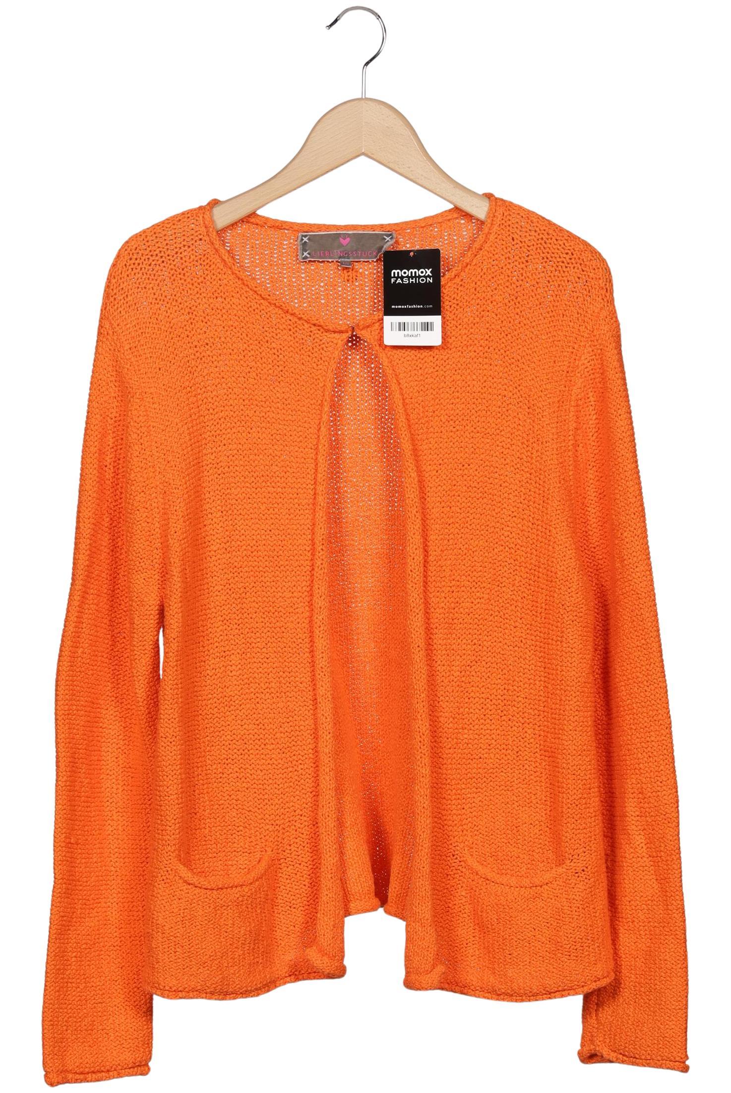 

Lieblingsstück Damen Strickjacke, orange, Gr. 44