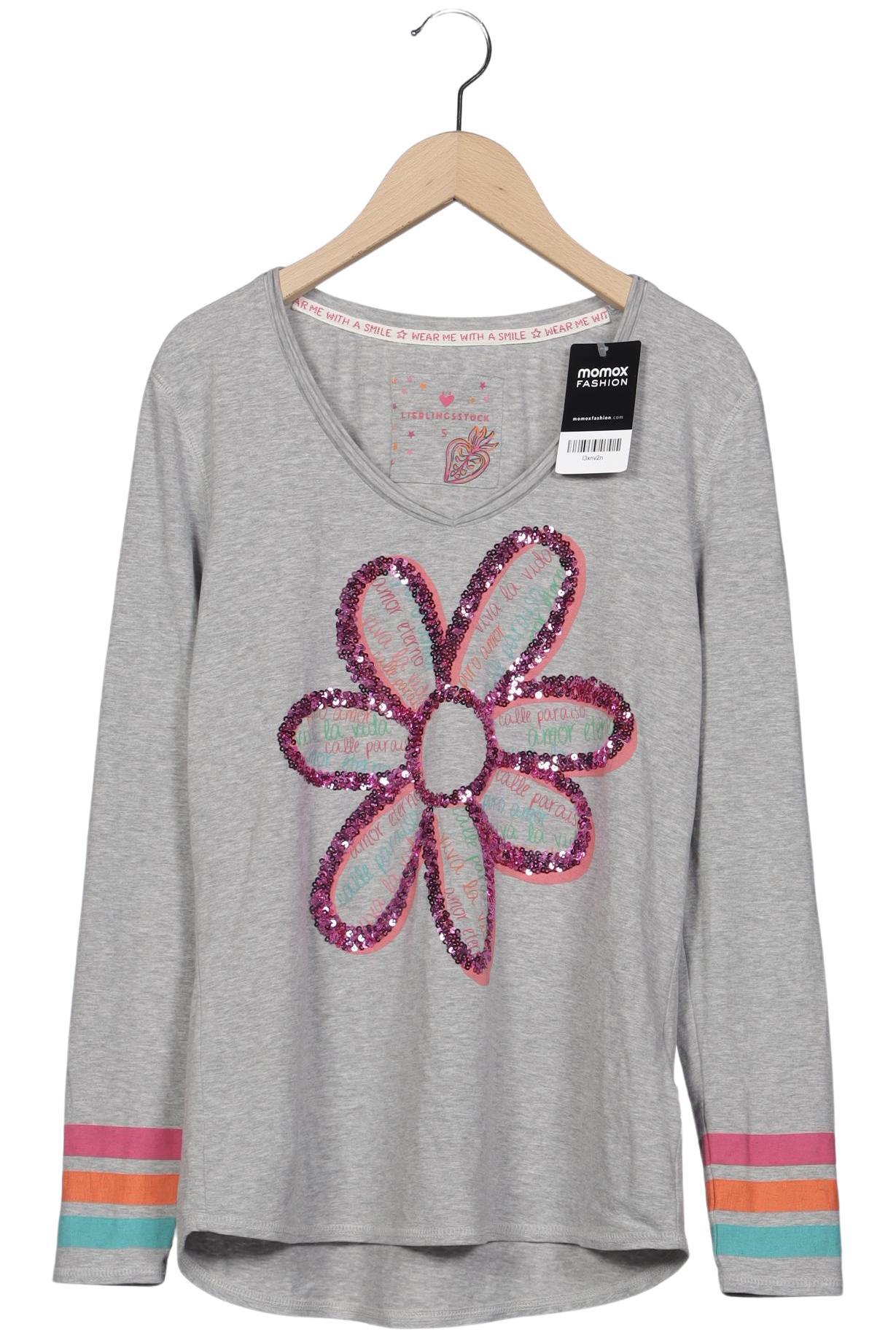 

Lieblingsstück Damen Langarmshirt, grau, Gr. 36