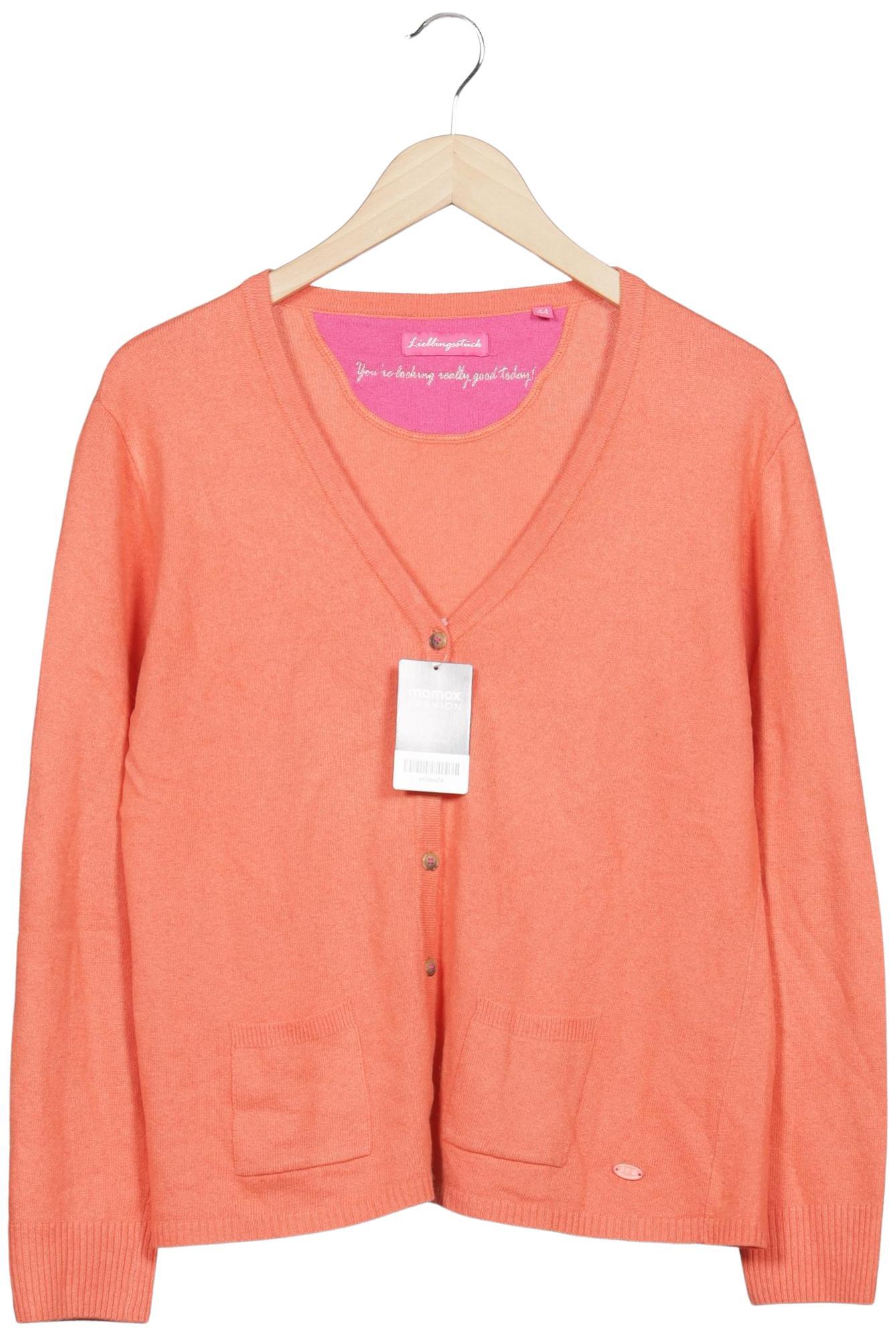 

Lieblingsstück Damen Strickjacke, orange, Gr. 44