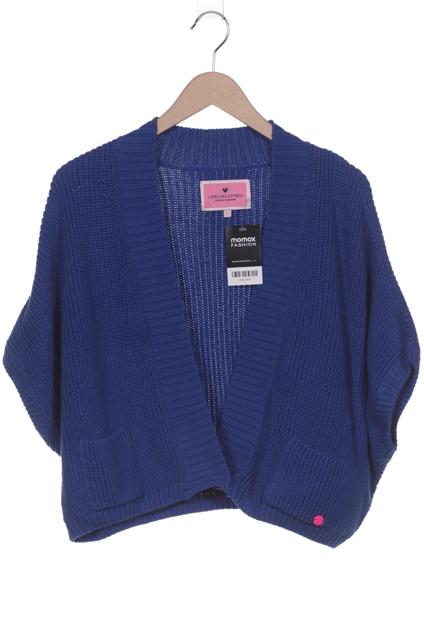 

Lieblingsstück Damen Strickjacke, blau, Gr. 38