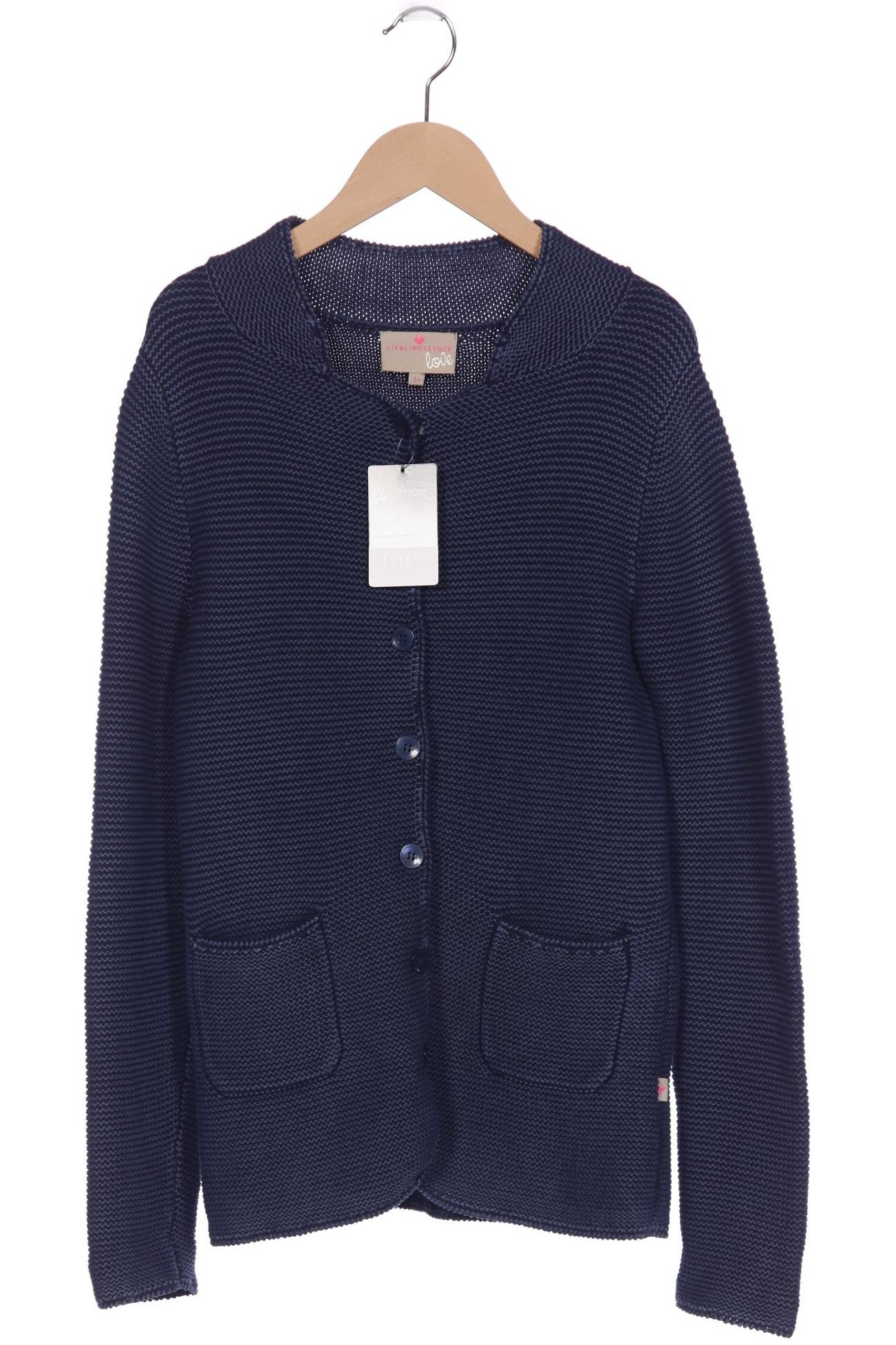 

Lieblingsstück Damen Strickjacke, marineblau, Gr. 34