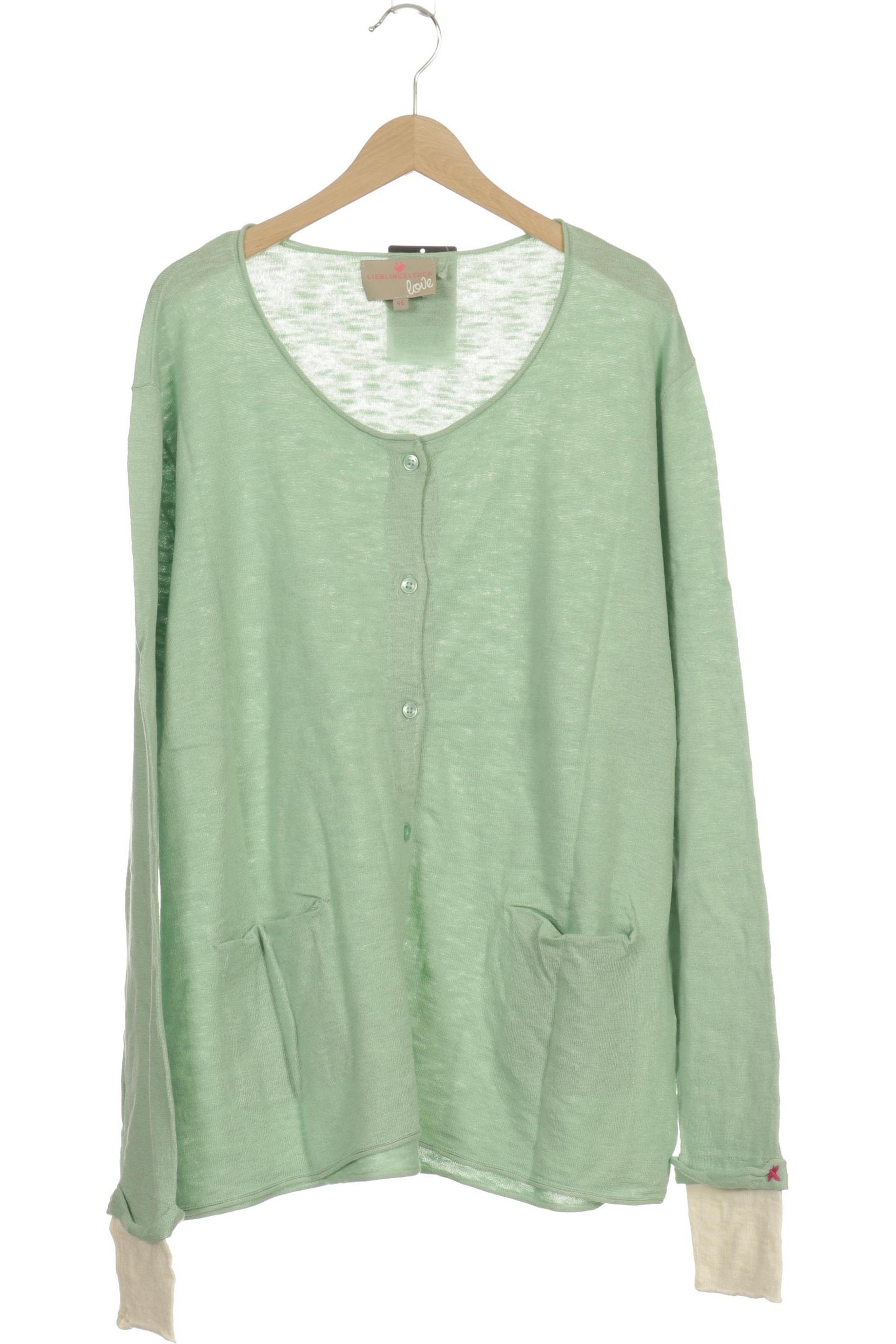 

Lieblingsstück Damen Strickjacke, grün, Gr. 46