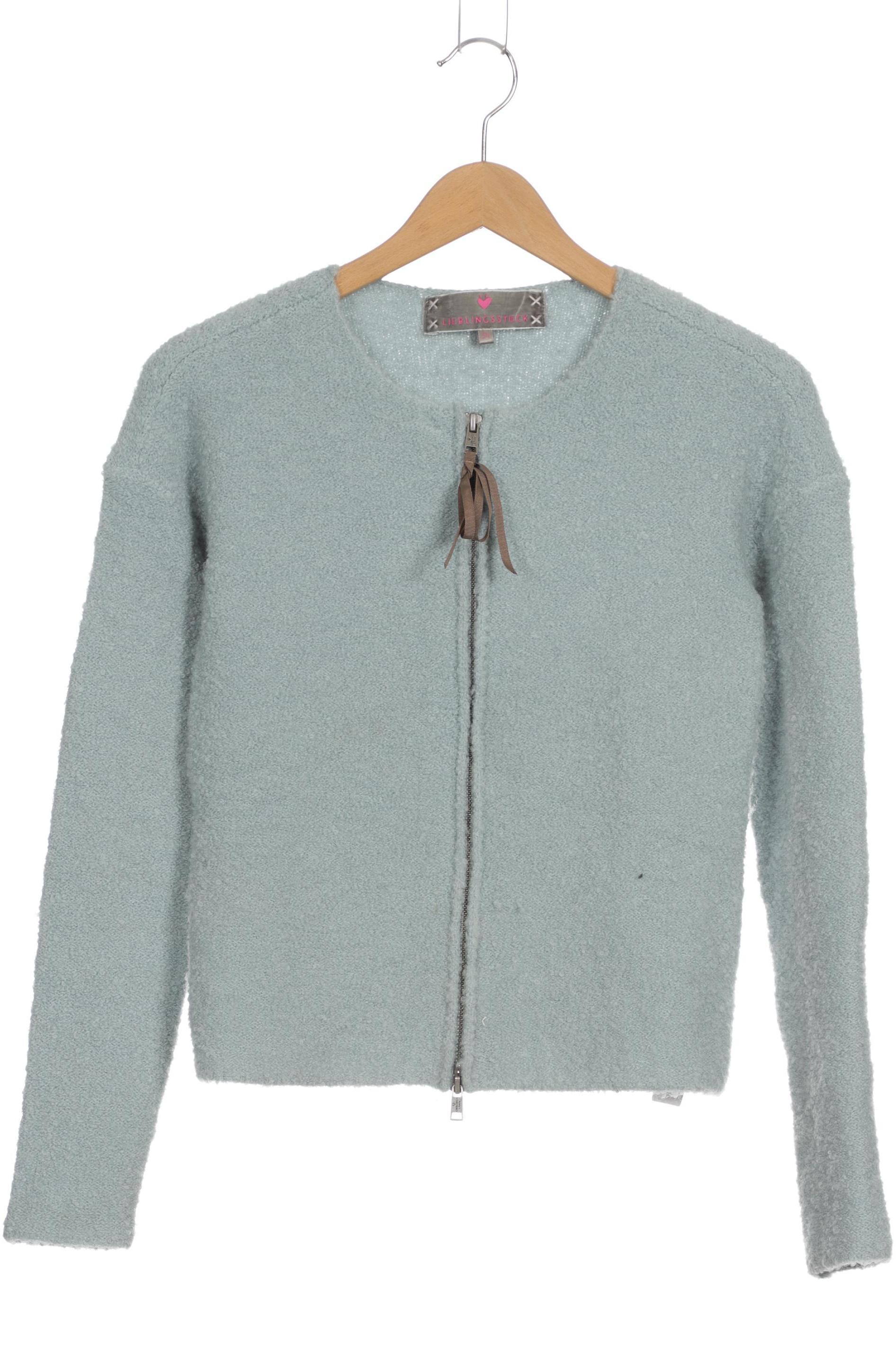 

Lieblingsstück Damen Strickjacke, türkis, Gr. 34