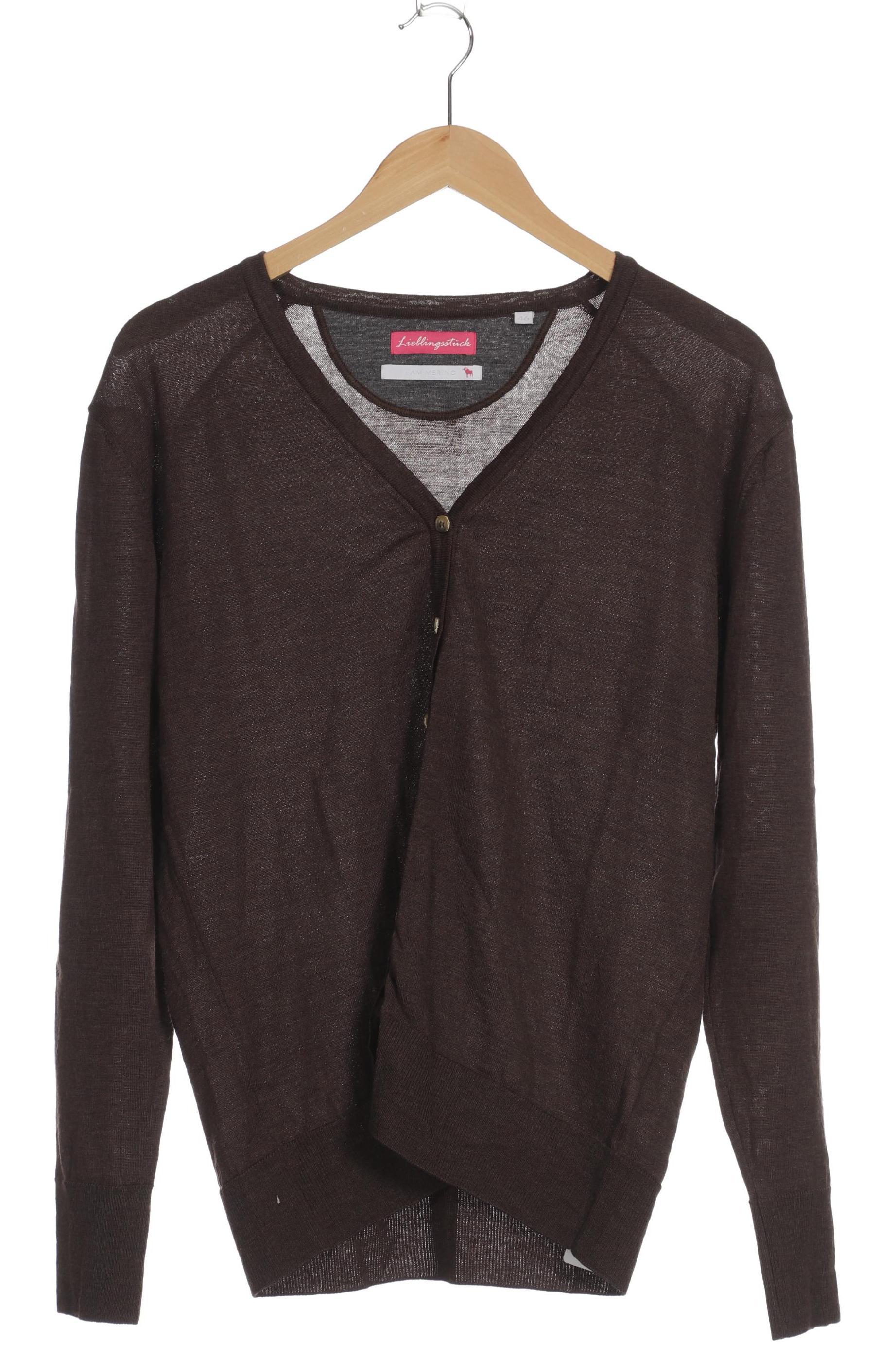 

Lieblingsstück Damen Strickjacke, braun, Gr. 46