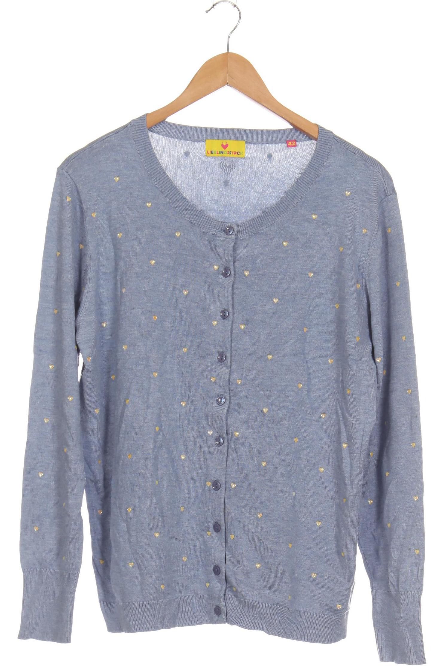 

Lieblingsstück Damen Strickjacke, blau, Gr. 42