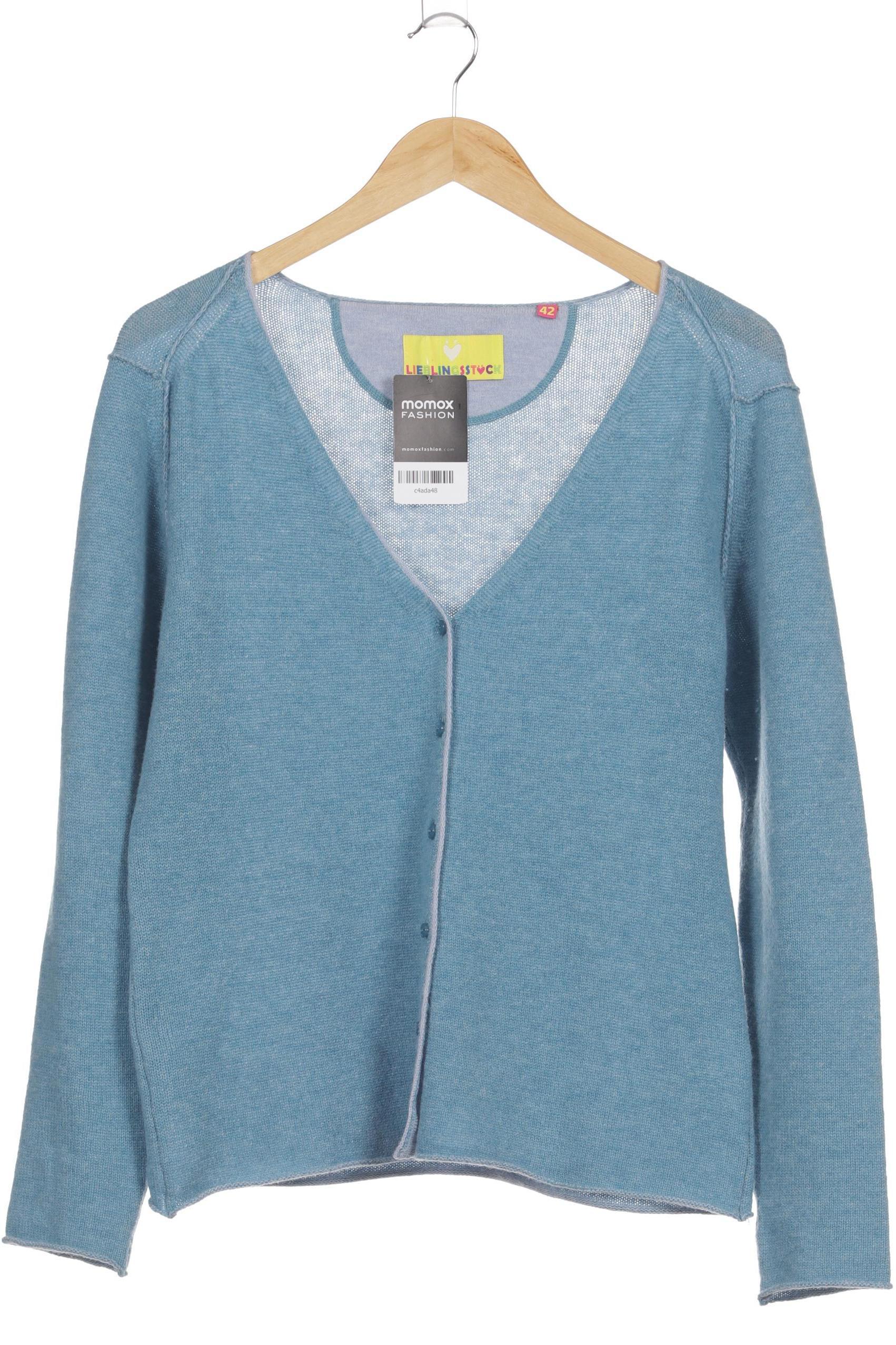 

Lieblingsstück Damen Strickjacke, blau, Gr. 42