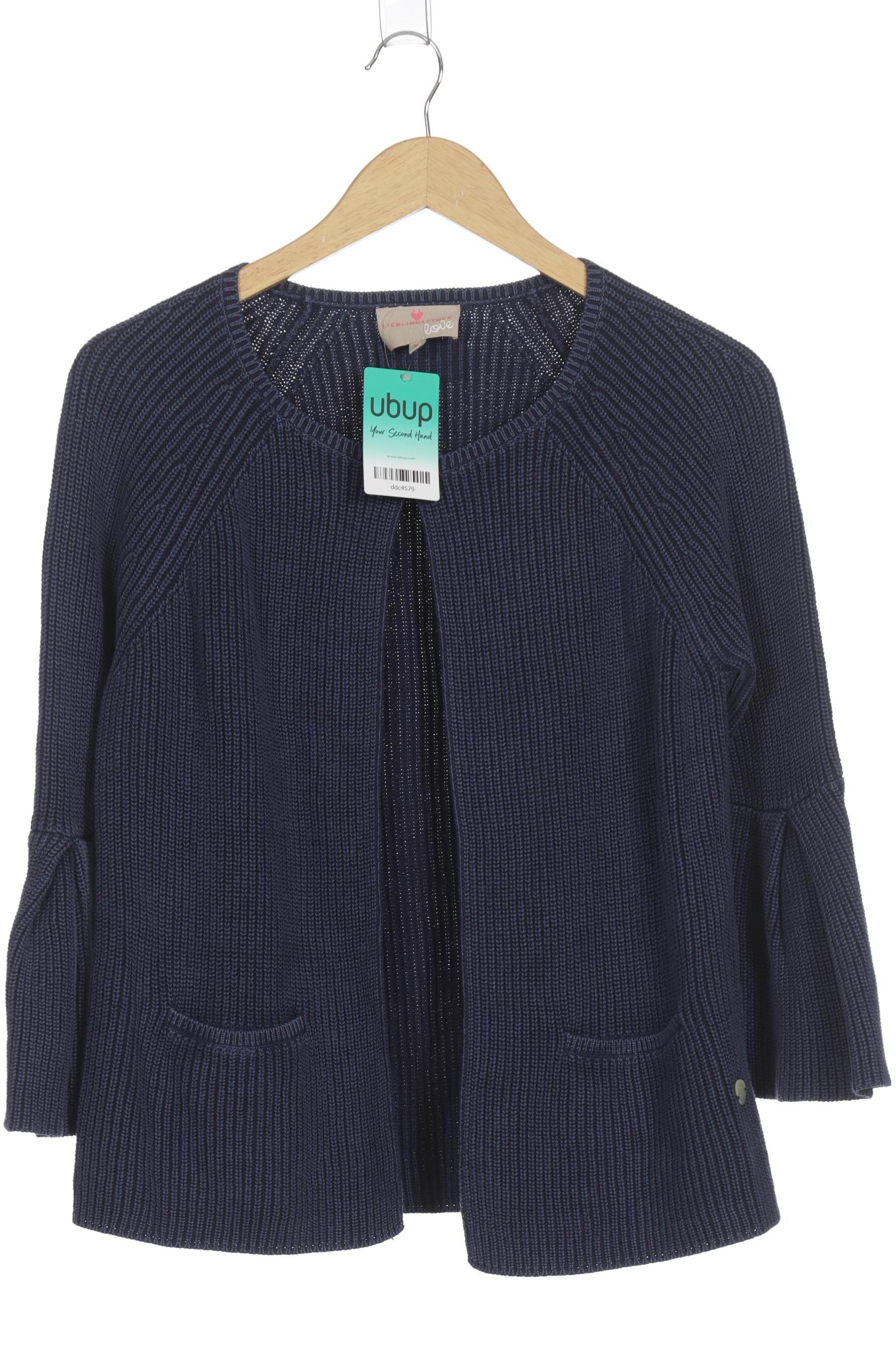 

Lieblingsstück Damen Strickjacke, blau, Gr. 36