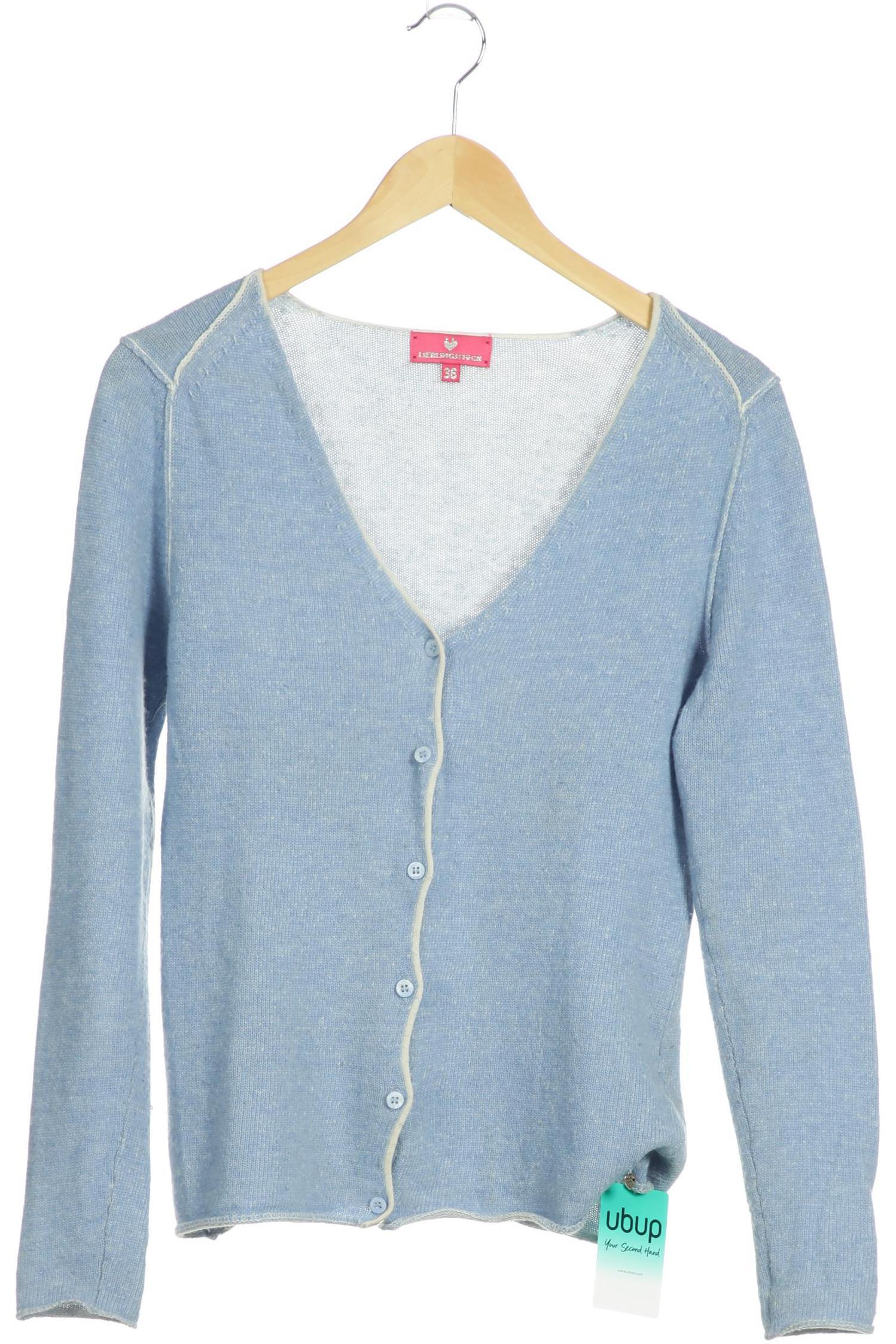 

Lieblingsstück Damen Strickjacke, blau, Gr. 36