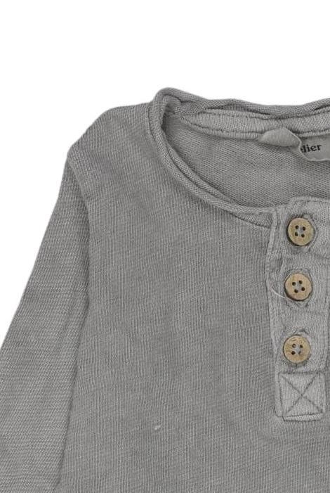 Thumbnail - Lil' Atelier Jungen Langarmshirt, grau, Gr. 62