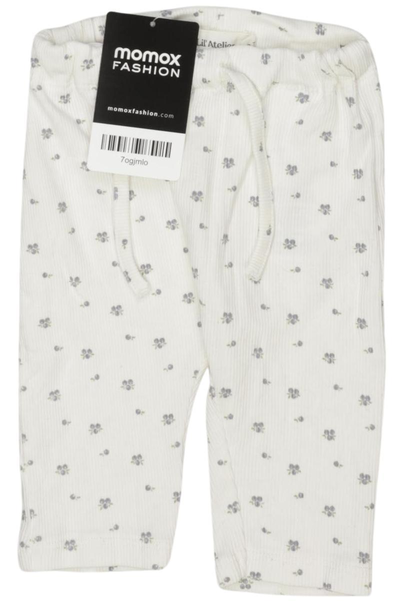 

Lil' Atelier Mädchen Stoffhose, weiß, Gr. 56