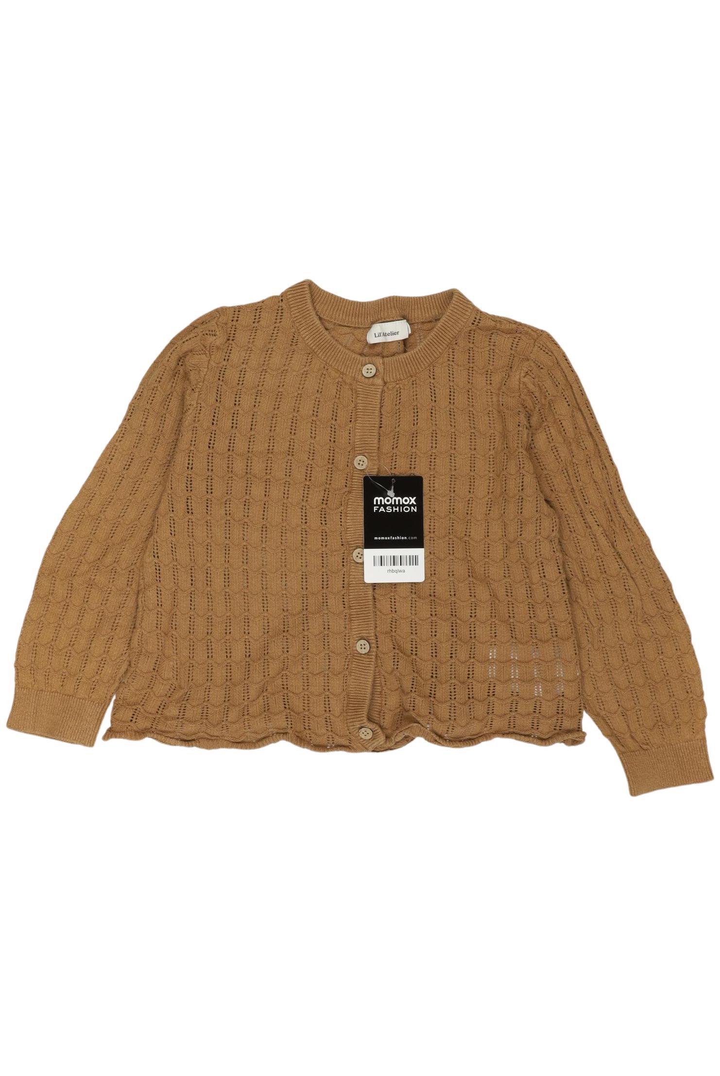 

Lil' Atelier Mädchen Strickjacke, braun, Gr. 110
