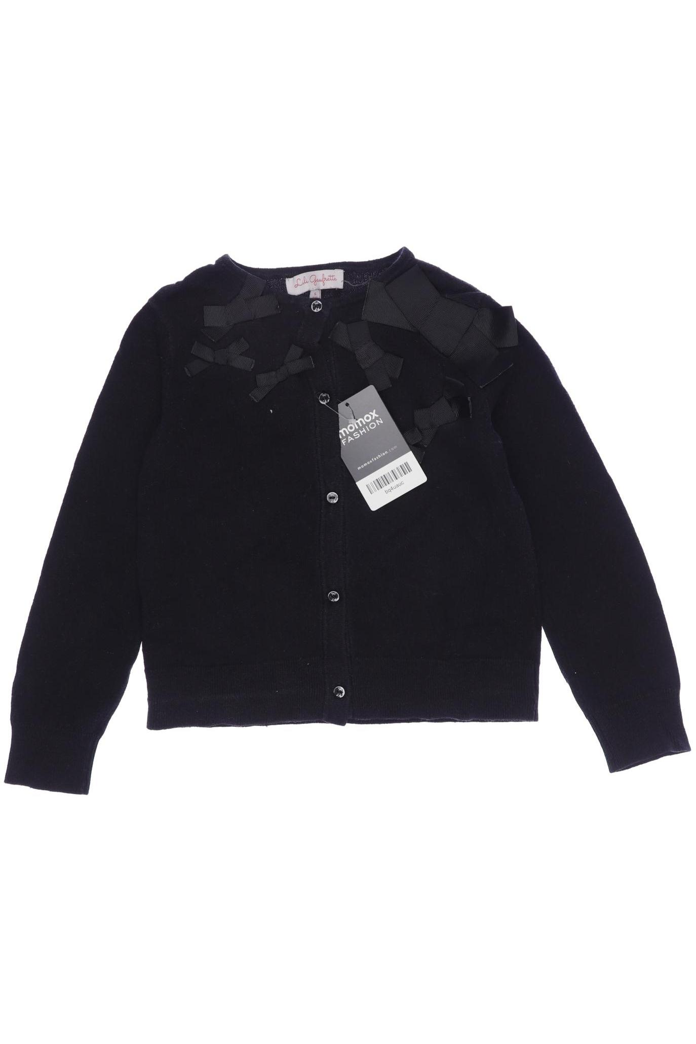 

Lili Gaufrette Mädchen Strickjacke, schwarz