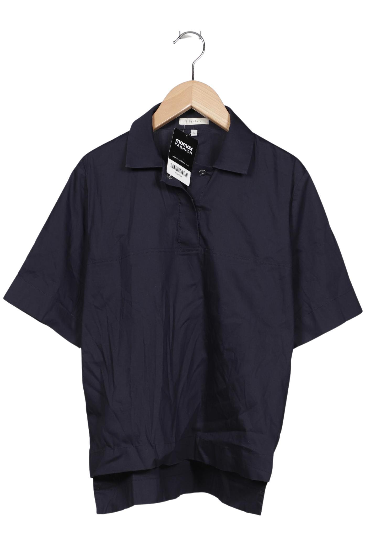 

lilienfels Damen Bluse, marineblau, Gr. 36