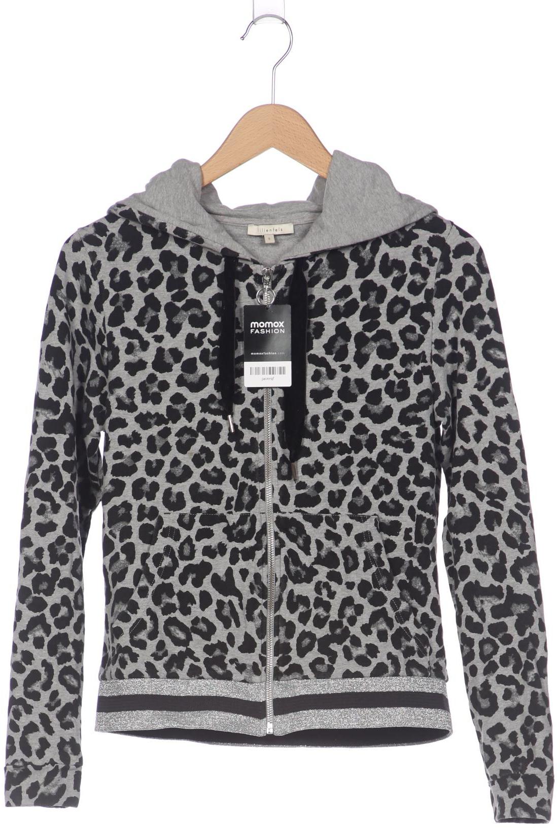 

lilienfels Damen Kapuzenpullover, grau, Gr. 36
