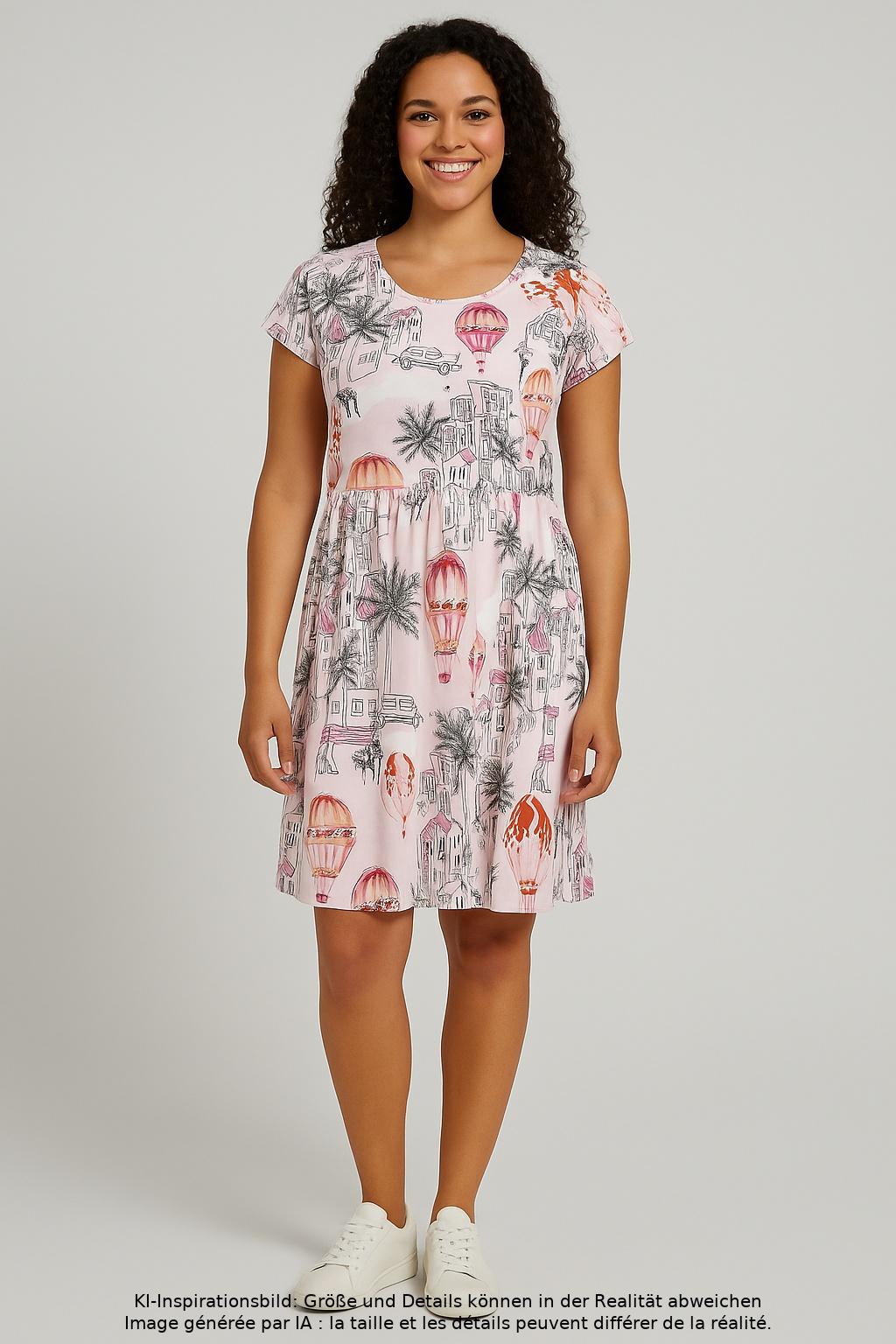 

lilienfels Damen Kleid, pink, Gr. 42