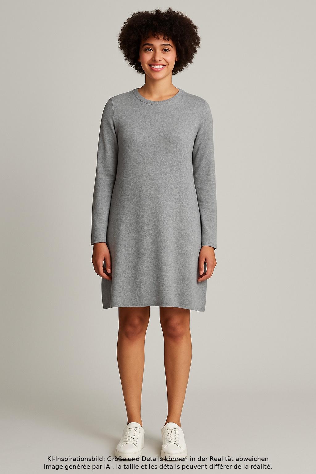 

lilienfels Damen Kleid, grau, Gr. 40