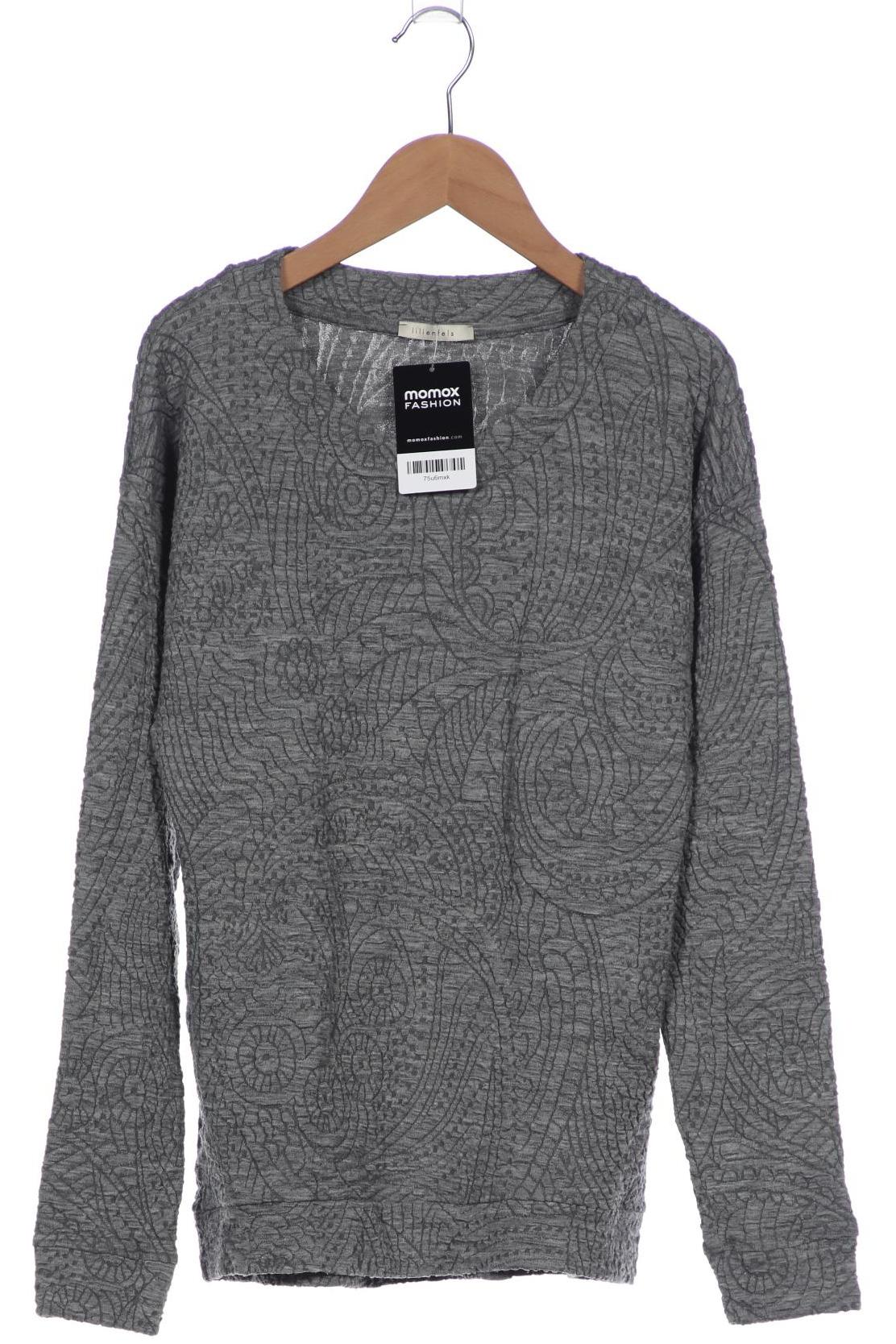 

lilienfels Damen Langarmshirt, grau, Gr. 36