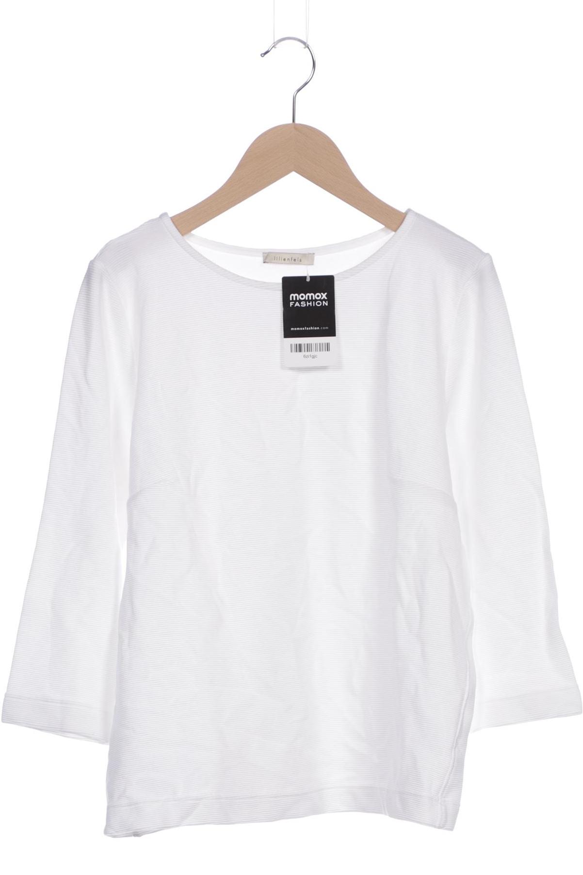

lilienfels Damen Langarmshirt, weiß, Gr. 38
