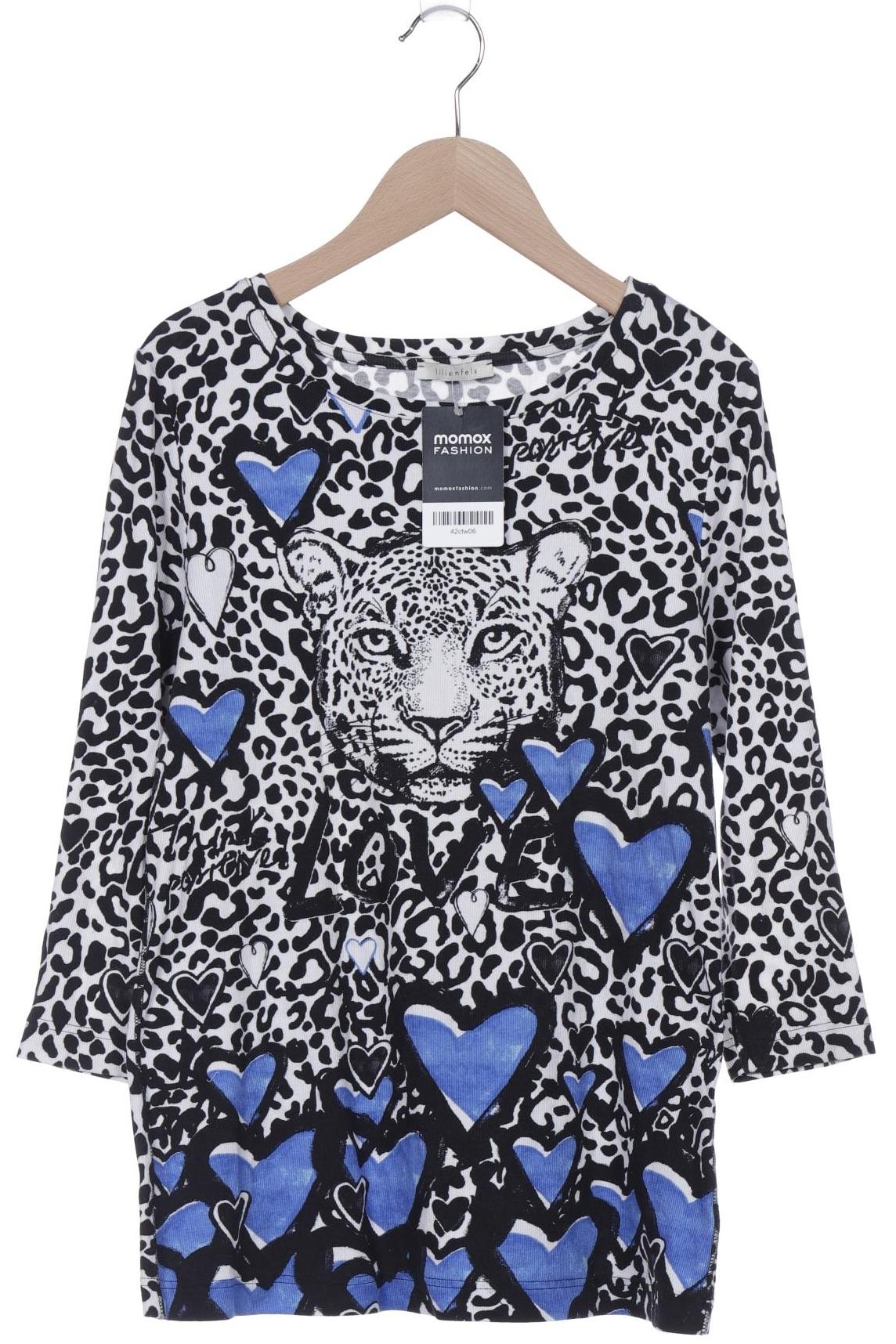 

lilienfels Damen Langarmshirt, schwarz, Gr. 42
