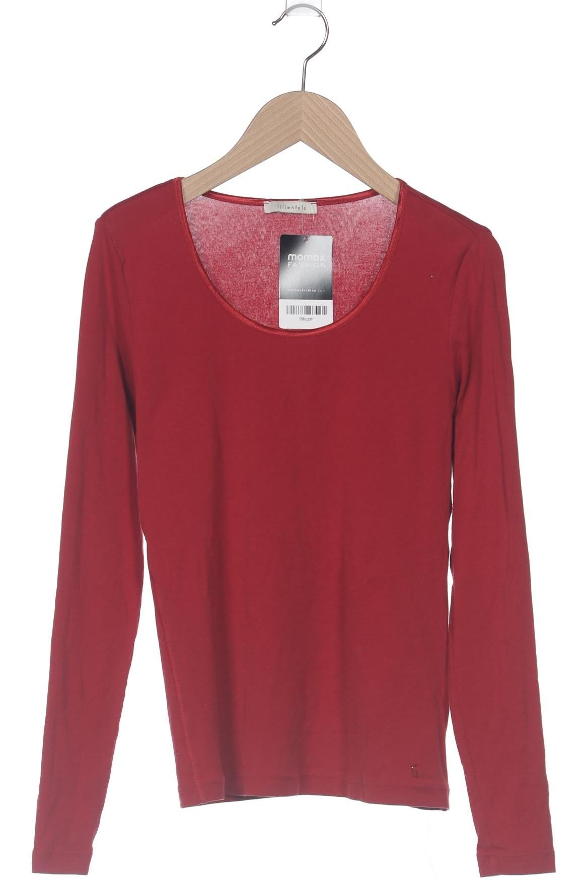 

lilienfels Damen Langarmshirt, rot, Gr. 34