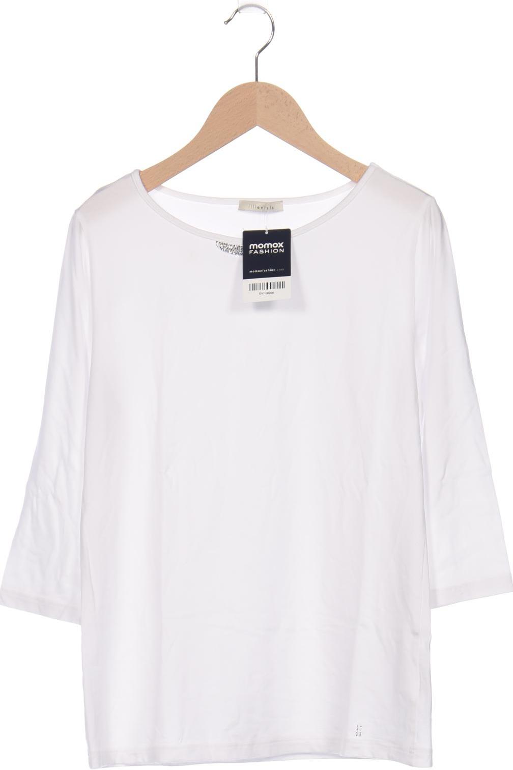 

lilienfels Damen Langarmshirt, weiß, Gr. 40
