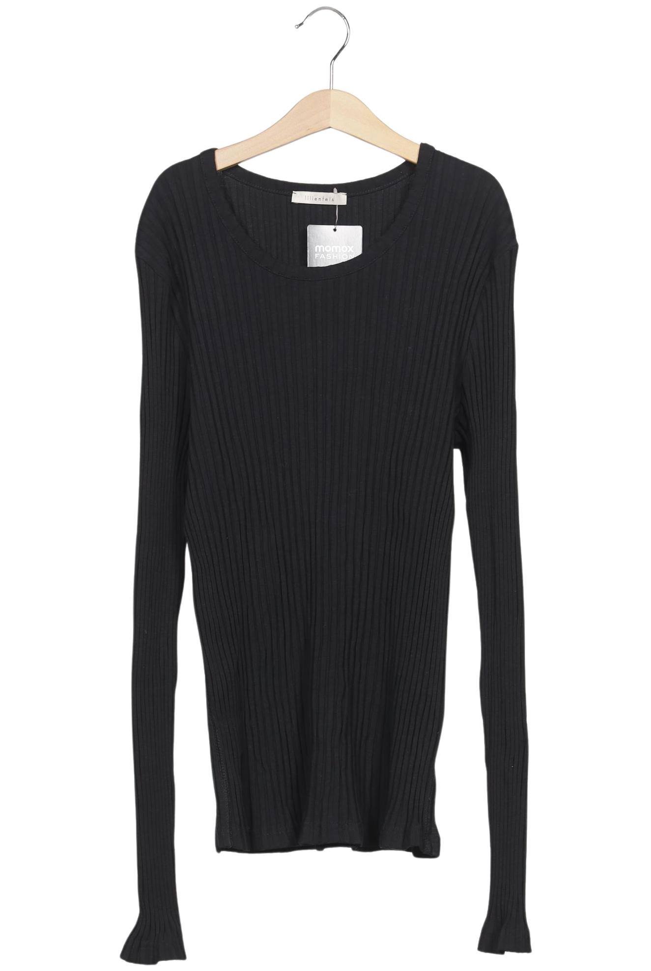 

lilienfels Damen Langarmshirt, schwarz, Gr. 40