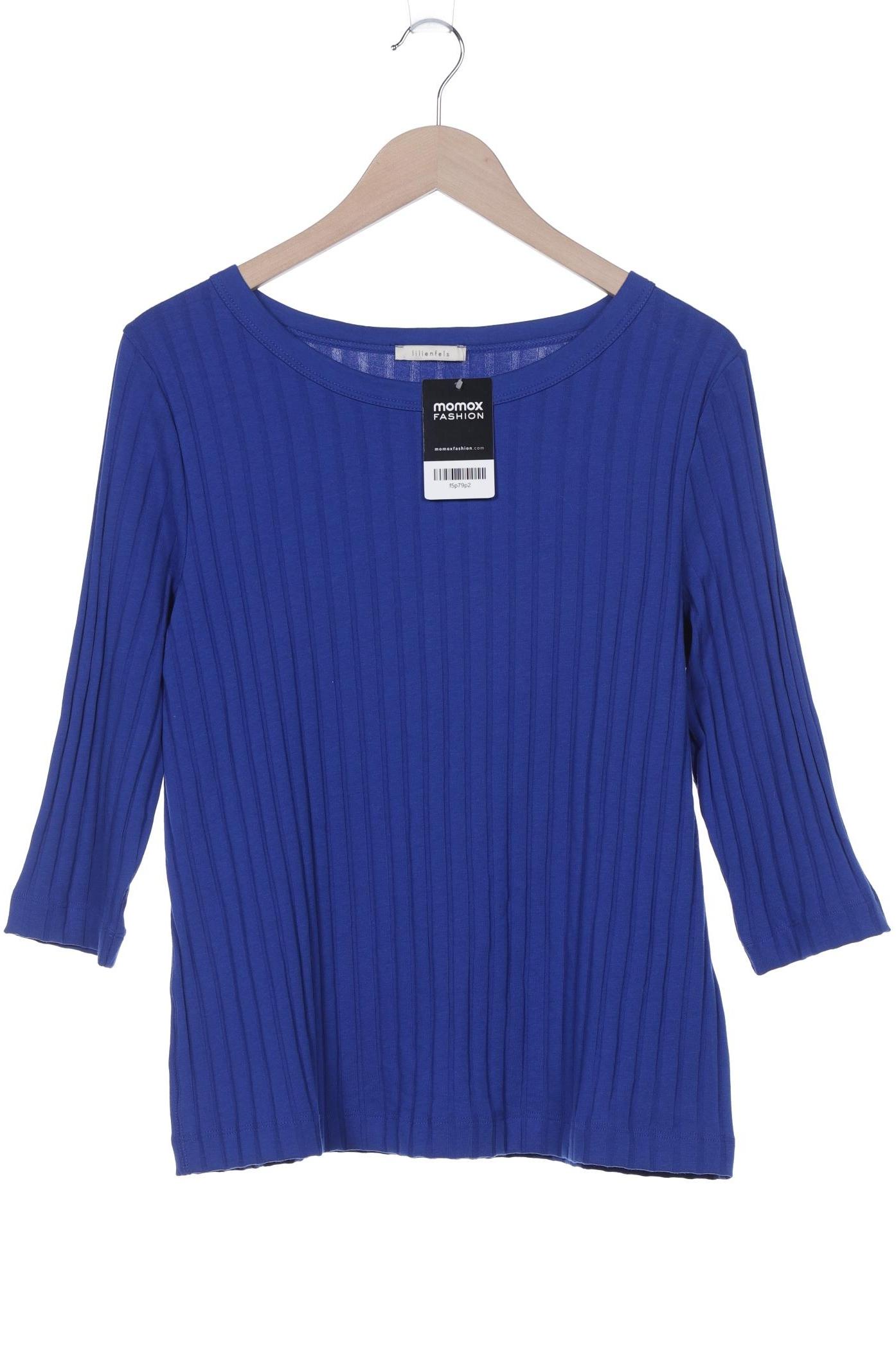 

lilienfels Damen Langarmshirt, blau, Gr. 44