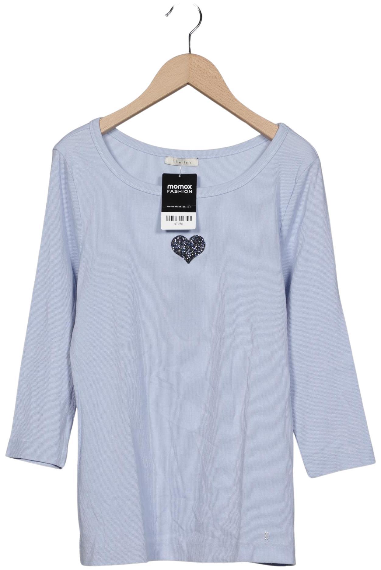 

lilienfels Damen Langarmshirt, hellblau, Gr. 40