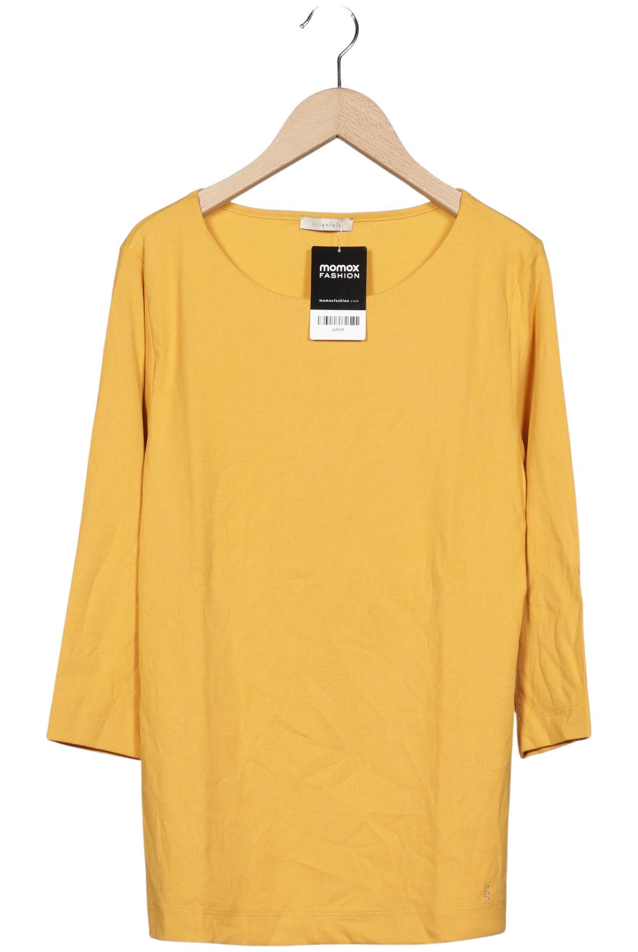 

lilienfels Damen Langarmshirt, gelb, Gr. 40