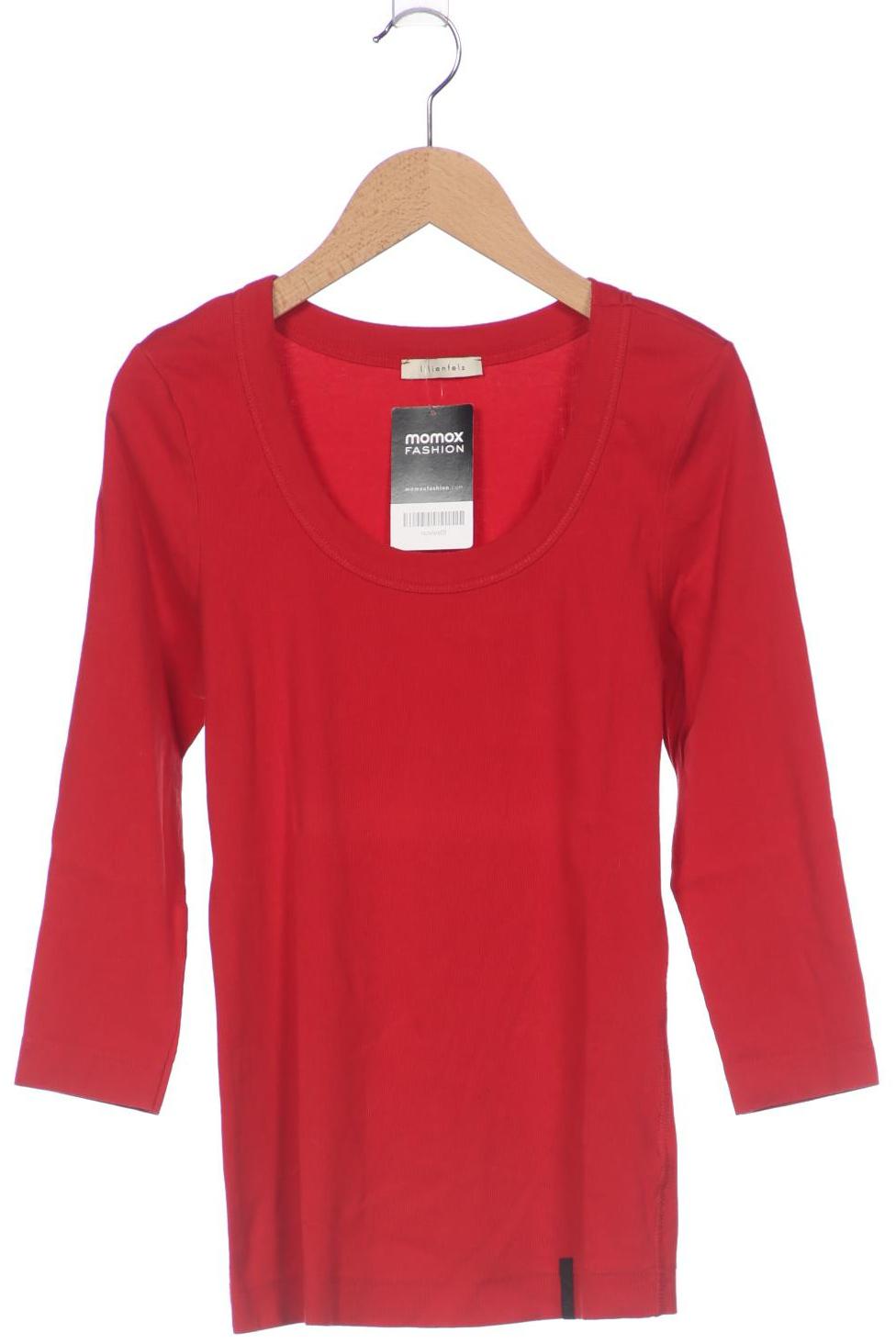 

lilienfels Damen Langarmshirt, rot, Gr. 36