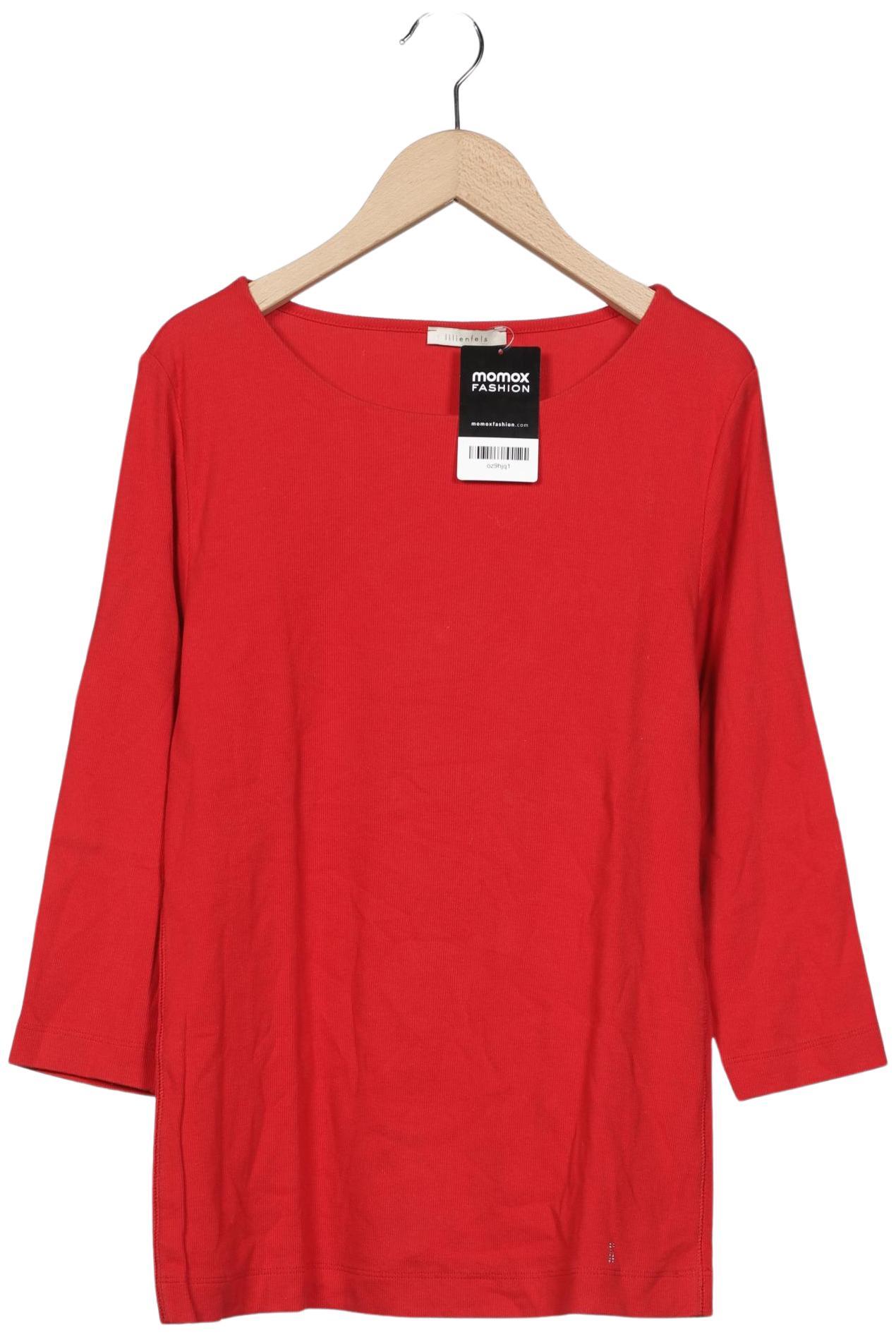 

lilienfels Damen Langarmshirt, rot, Gr. 38