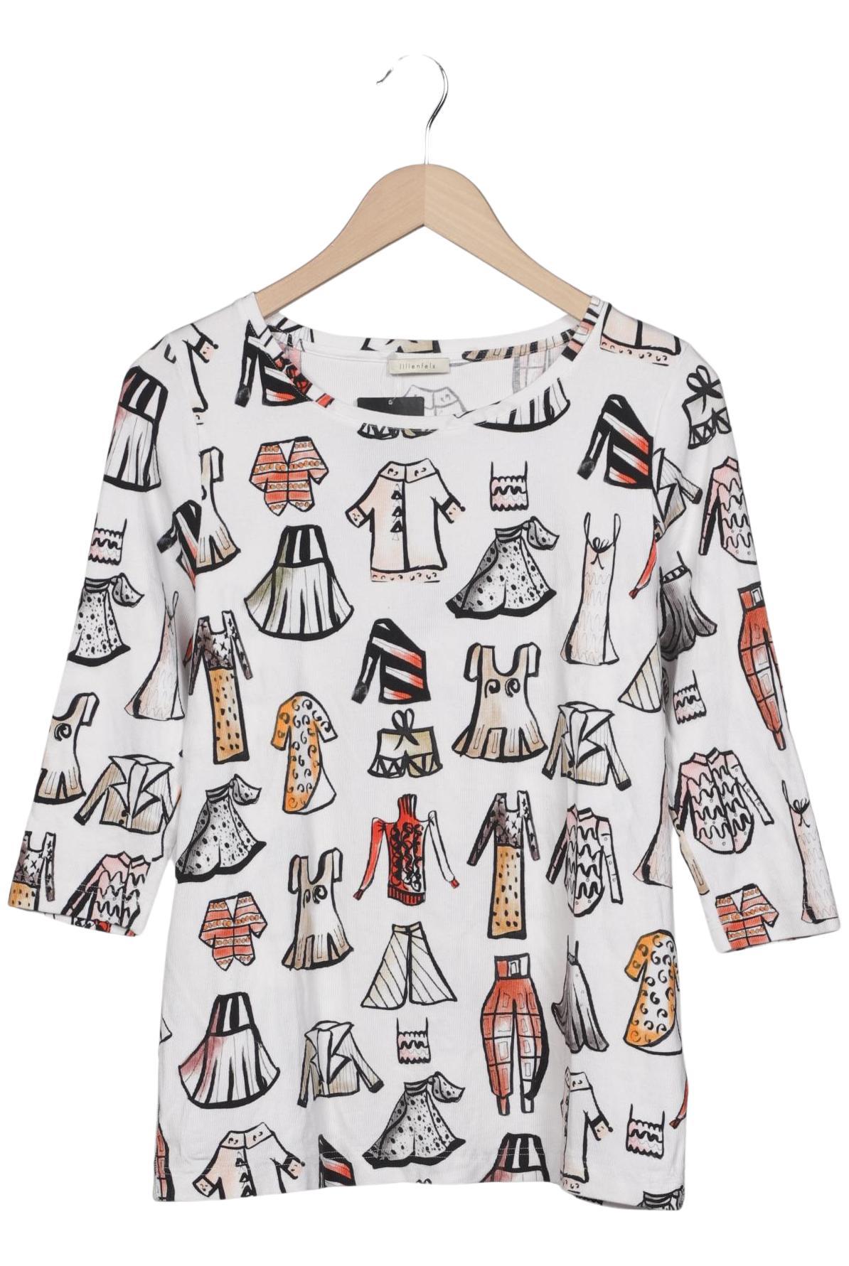 

lilienfels Damen Langarmshirt, weiß, Gr. 44